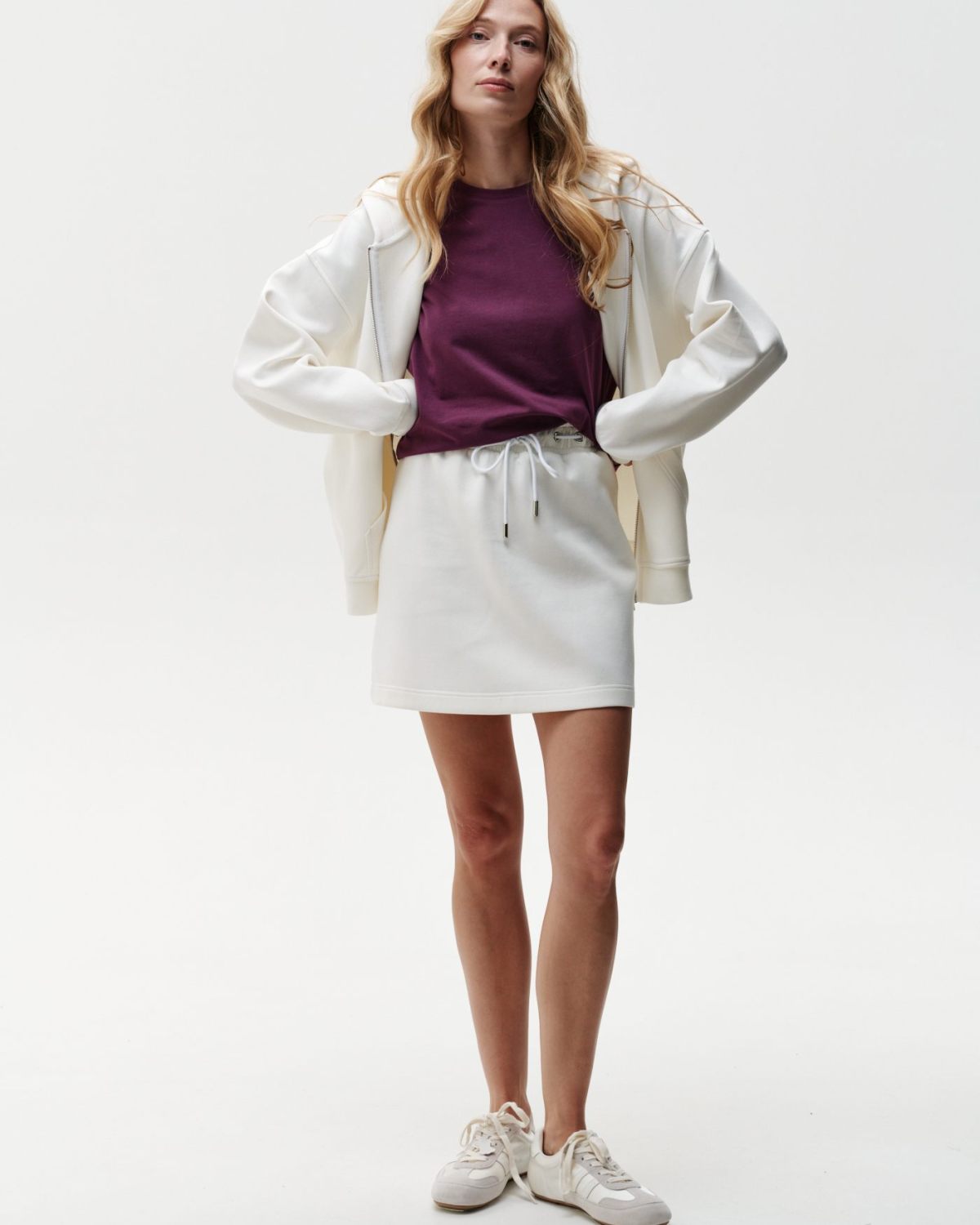 Укороченная юбка Pure Nikasport, W4PR121-ECR, цвет экрю