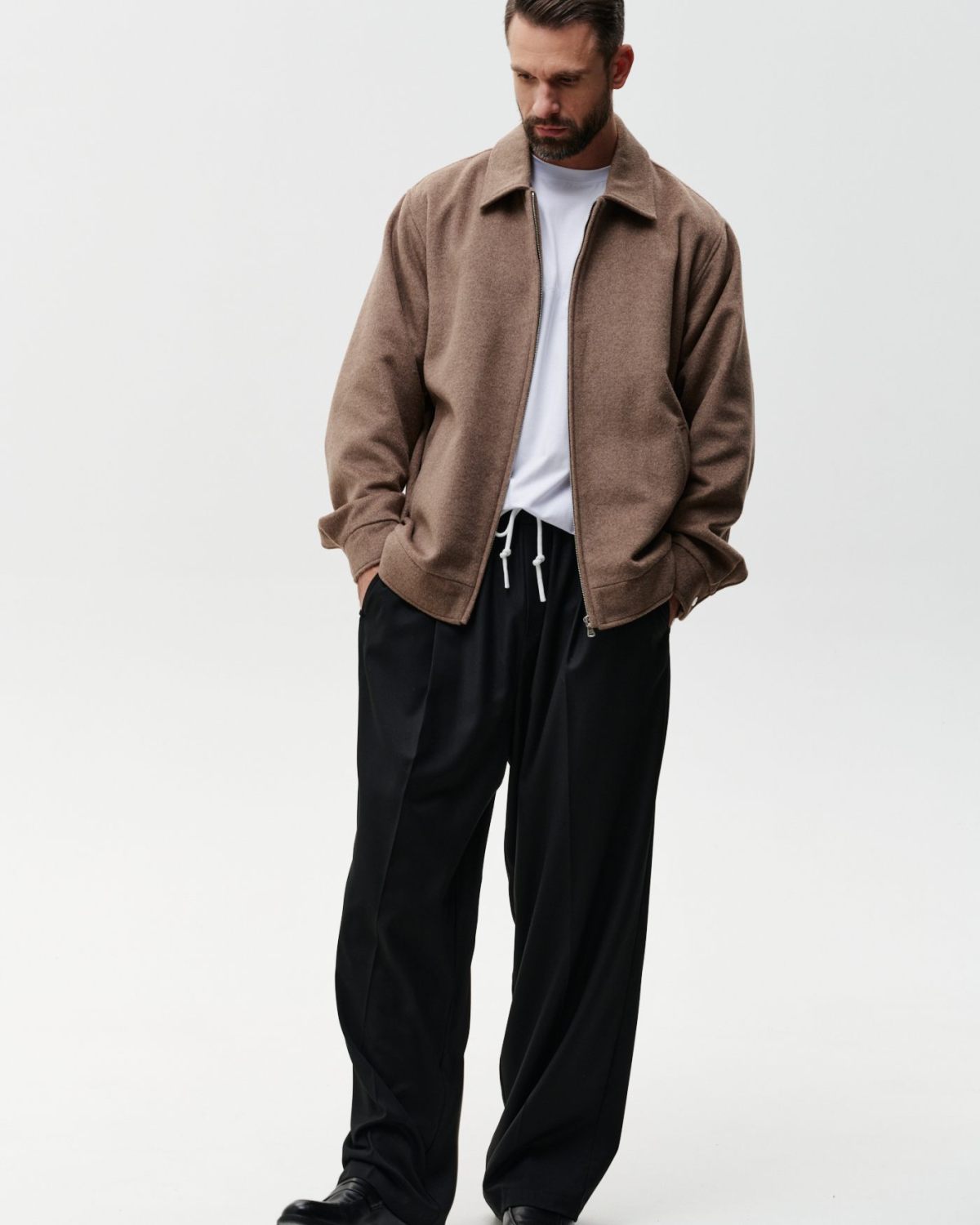 Пальто из шерсти Softwear Nikasport, 1M8SW13W-38BGE22, цвет коричневый