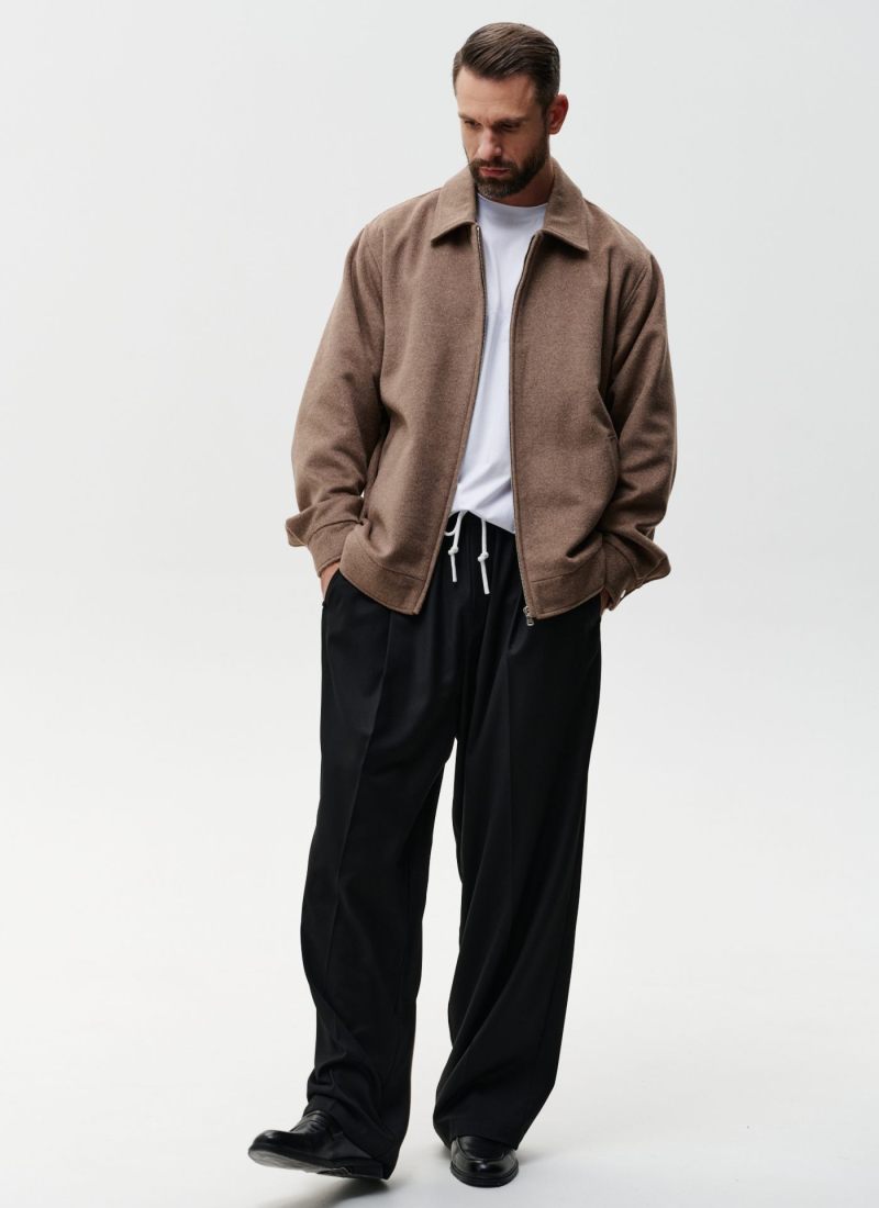 Пальто из шерсти Softwear Nikasport, 1M8SW13W-38BGE22, цвет коричневый