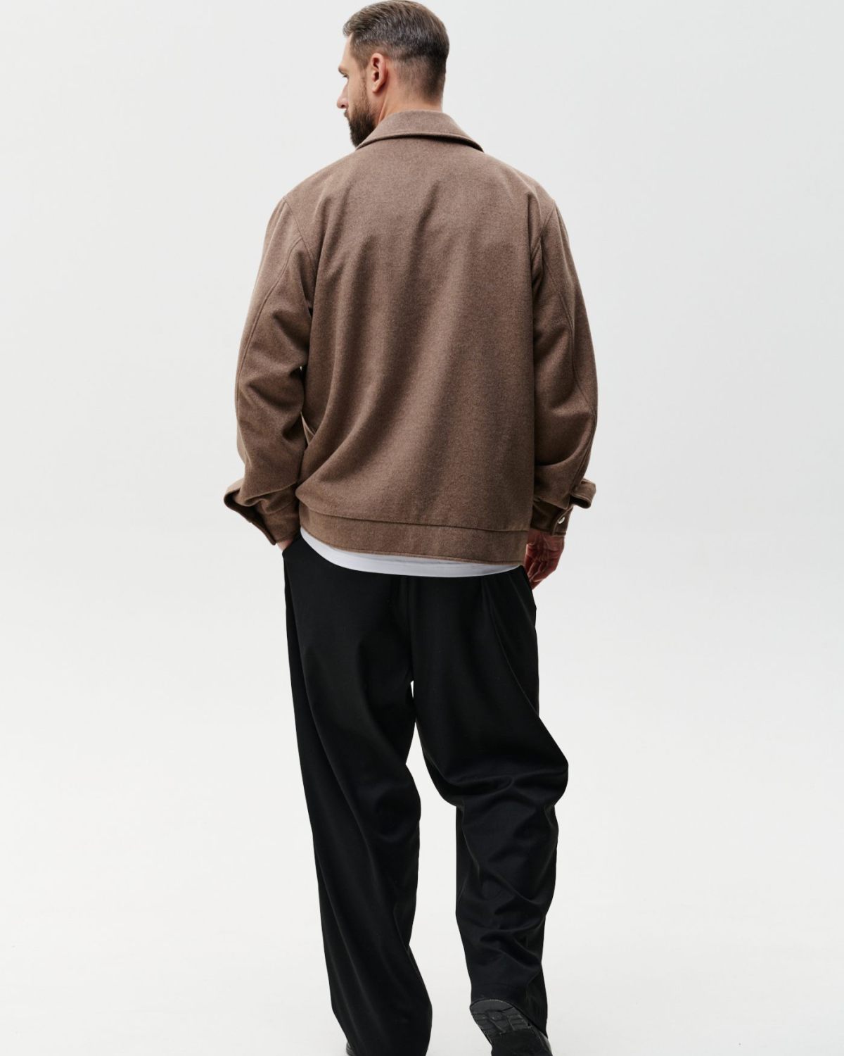 Пальто из шерсти Softwear Nikasport, 1M8SW13W-38BGE22, цвет коричневый