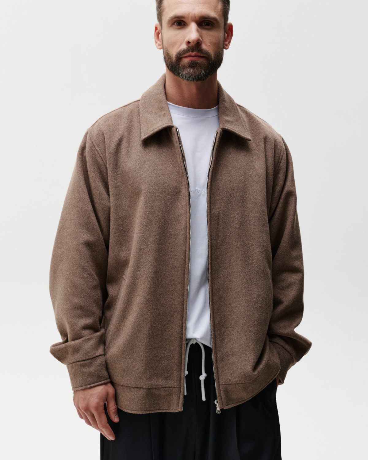 Пальто из шерсти Softwear Nikasport, 1M8SW13W-38BGE22, цвет коричневый