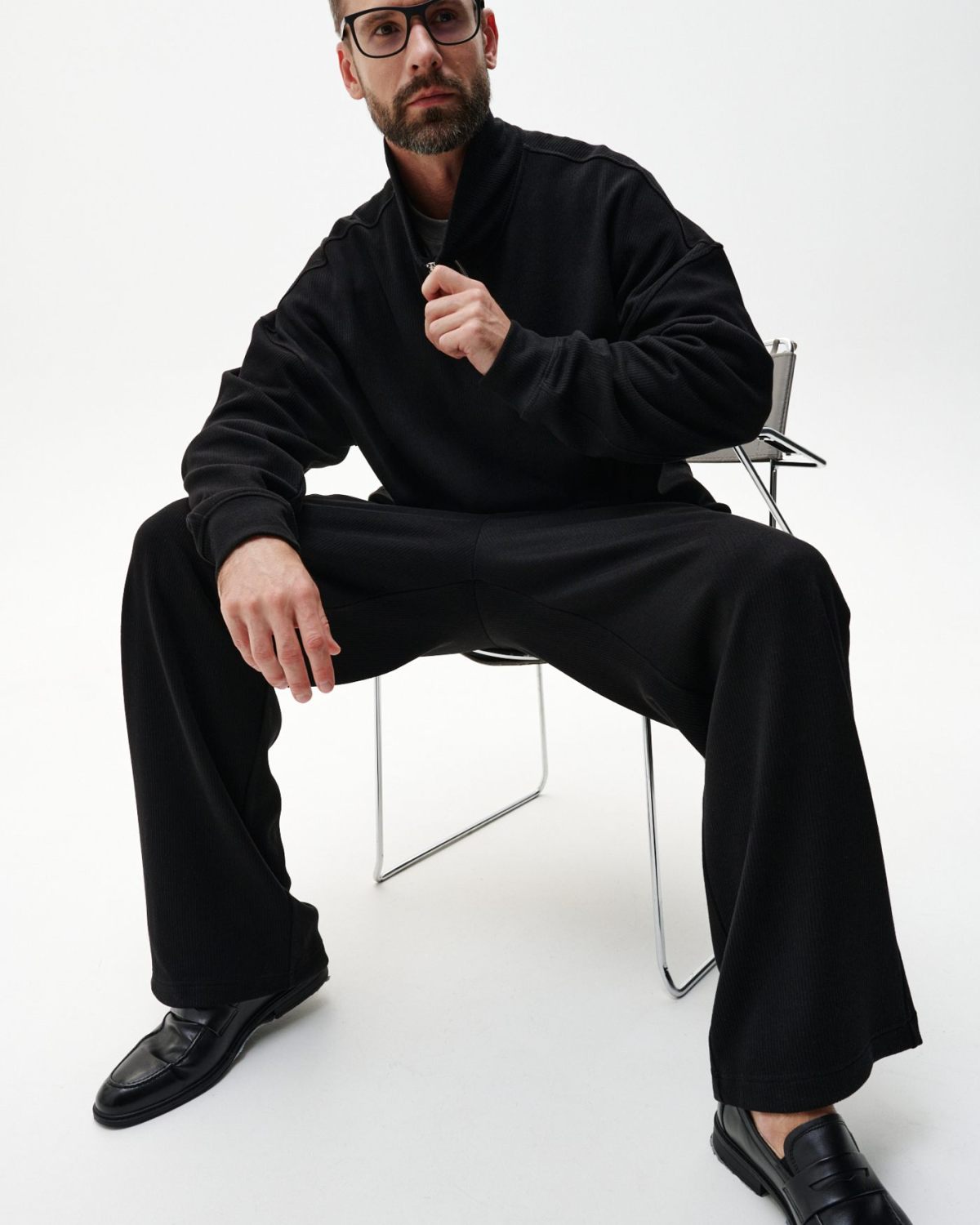 Брюки широкие Softwear SOBOI, 2M4SW84W-25BLK86, цвет черный