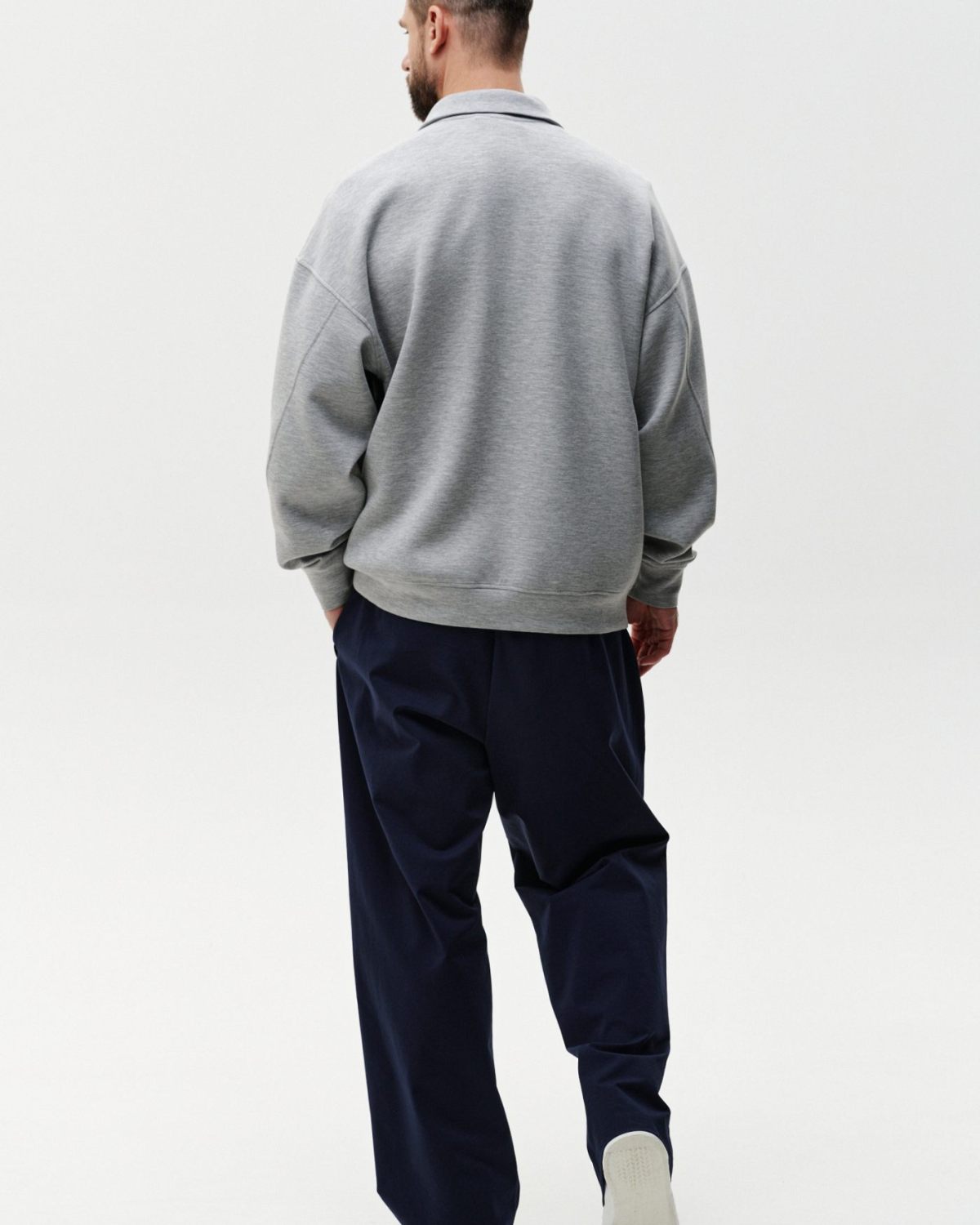 Джемпер с воротником стойкой на молнии Pure Nikasport, 3M3PR32E1-13GRY/MLG21, цвет серый