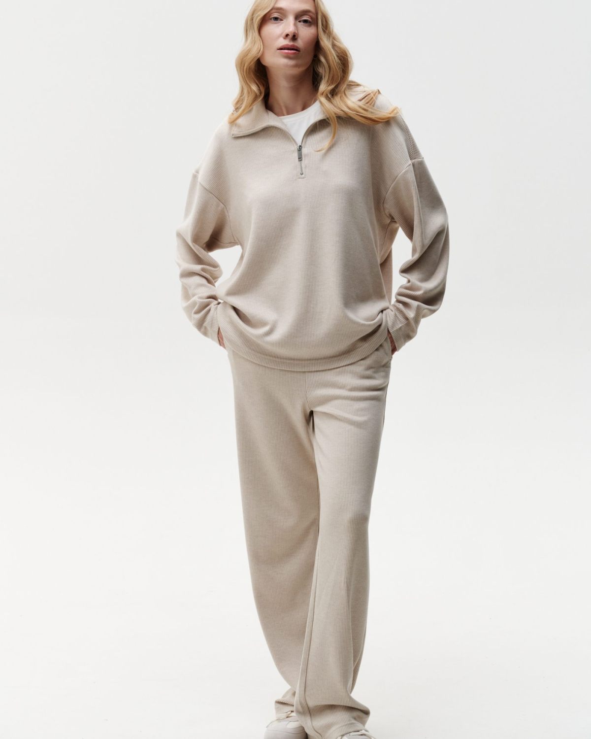 Брюки широкие Softwear Nikasport, 2W4SW84E1-25ECR78, цвет экрю