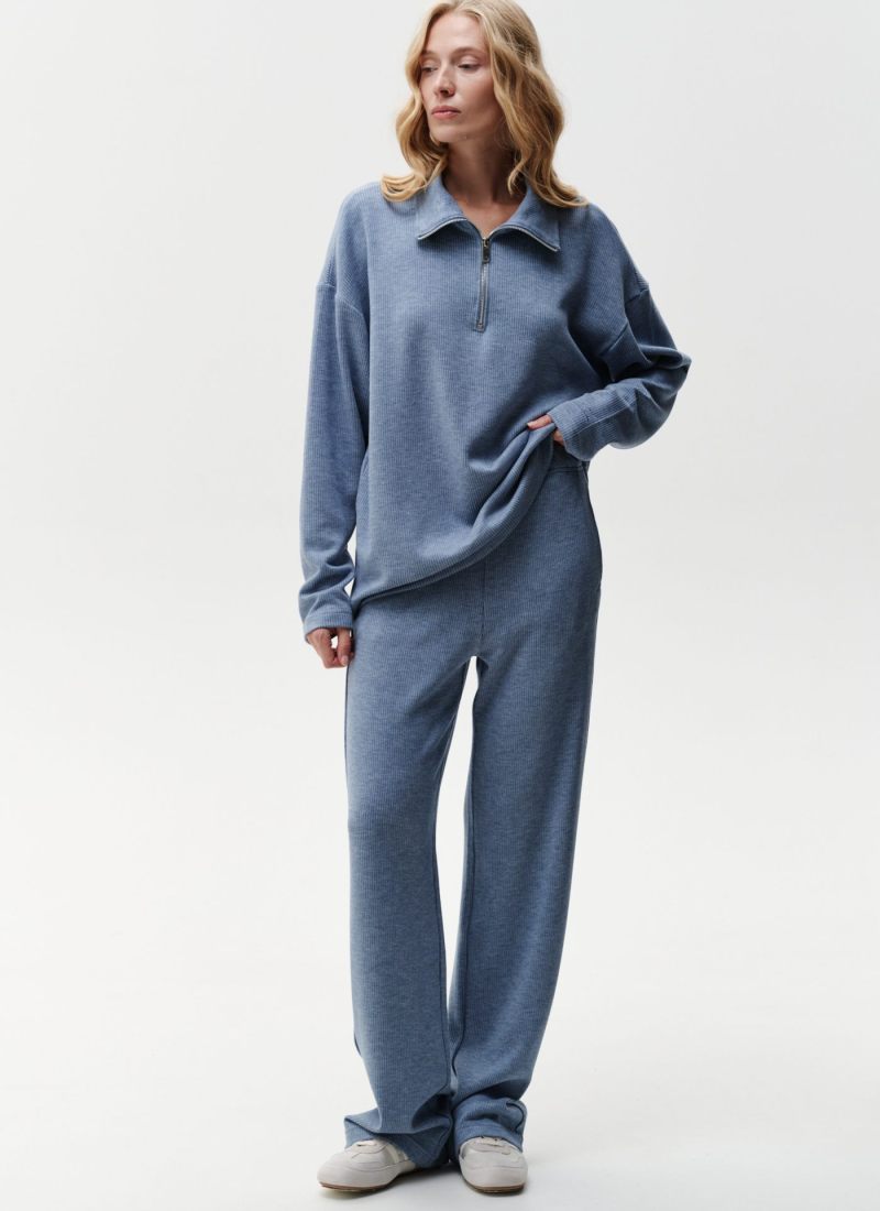 Брюки широкие Softwear Nikasport, 2W4SW84E1-25LGT/BLU78, цвет голубой