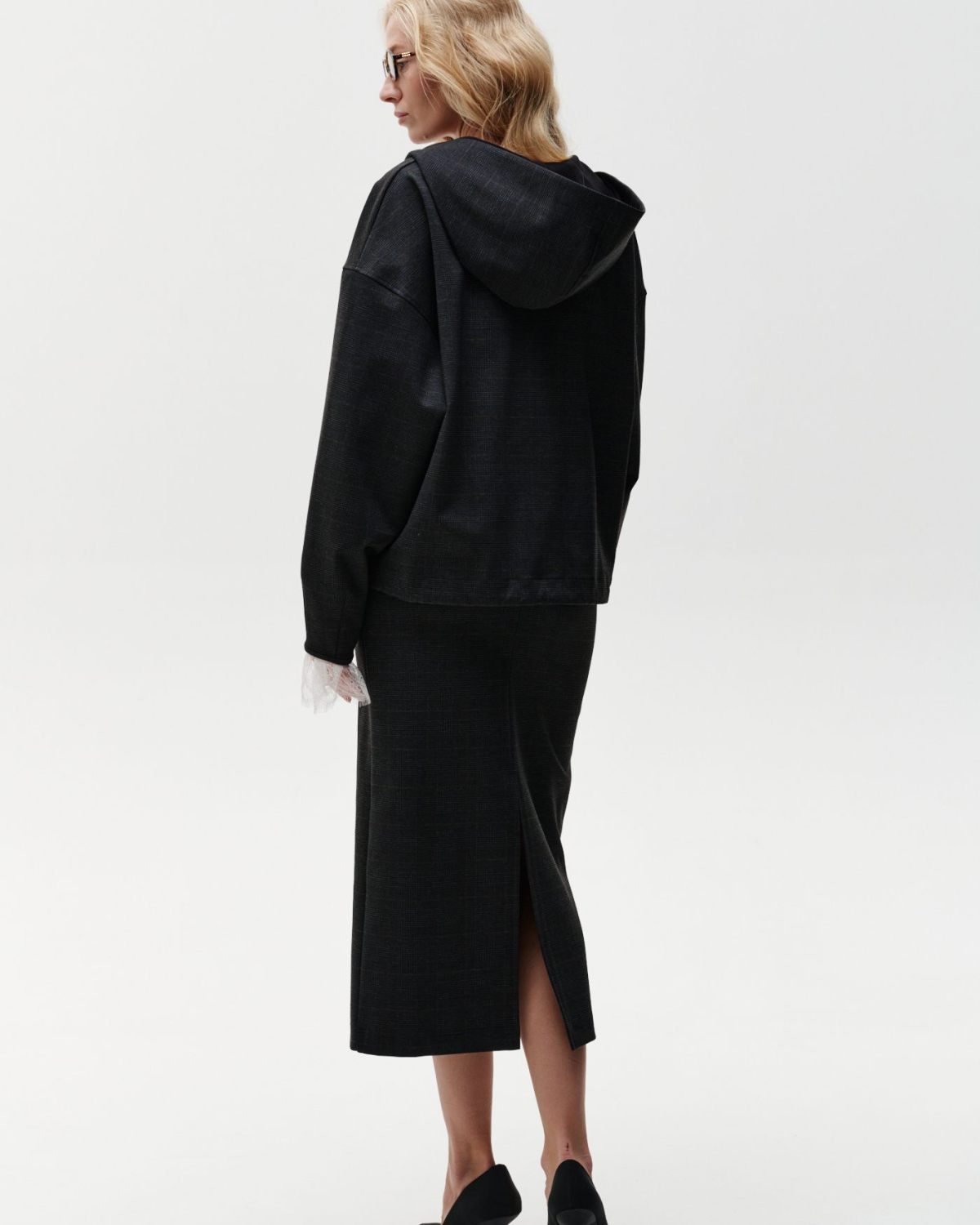 Юбка длинная c разрезом сзади Office Core Nikasport, 1W3OC123W-15MLT69, цвет черный