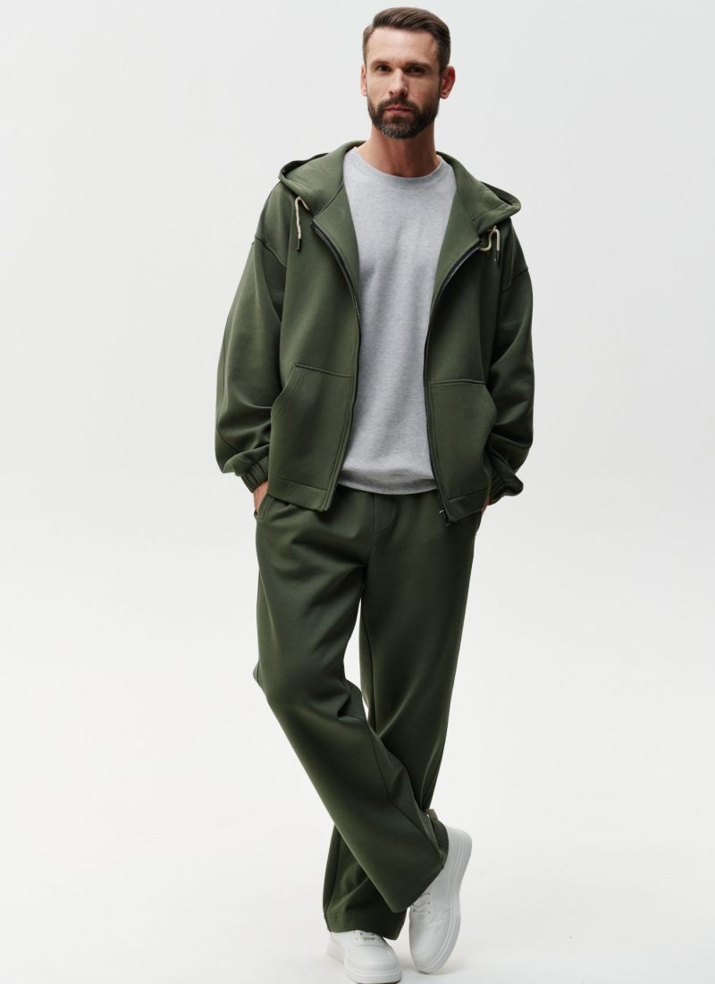 Брюки широкие Pure SOBOI, SSM3PR84W-13OLV20, цвет оливковый