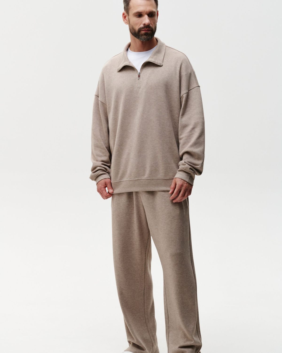 Брюки широкие Softwear Nikasport, 2M4SW84W-25BGE/MLG86, цвет бежевый