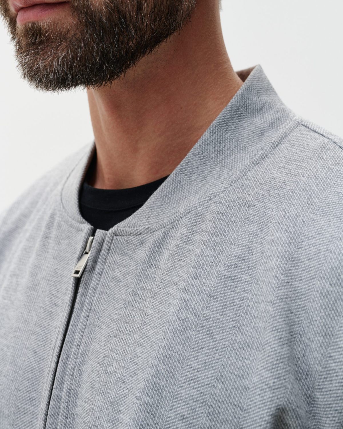 Джемпер на молнии Office Core Nikasport, 2M2OC31E1-25GRY/MLG10, цвет серый