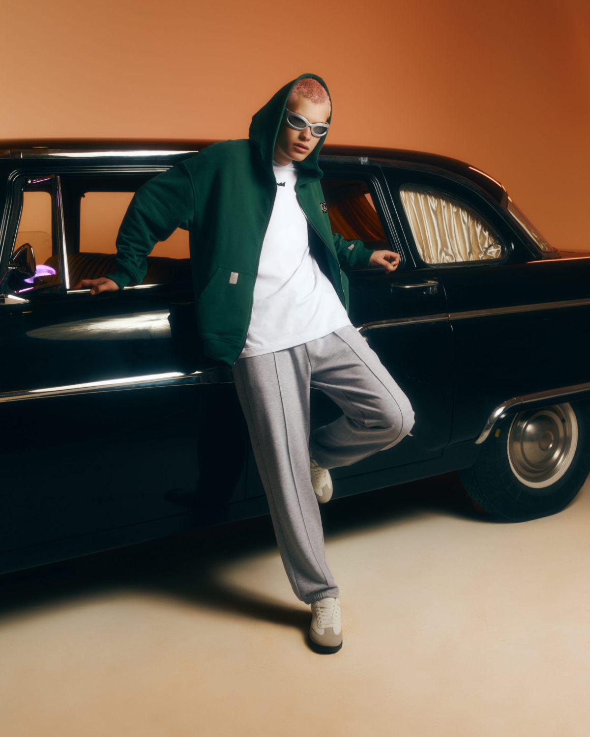 Брюки широкие со стрелками Oops Nikasport, M4OPS811-GRY, цвет серый