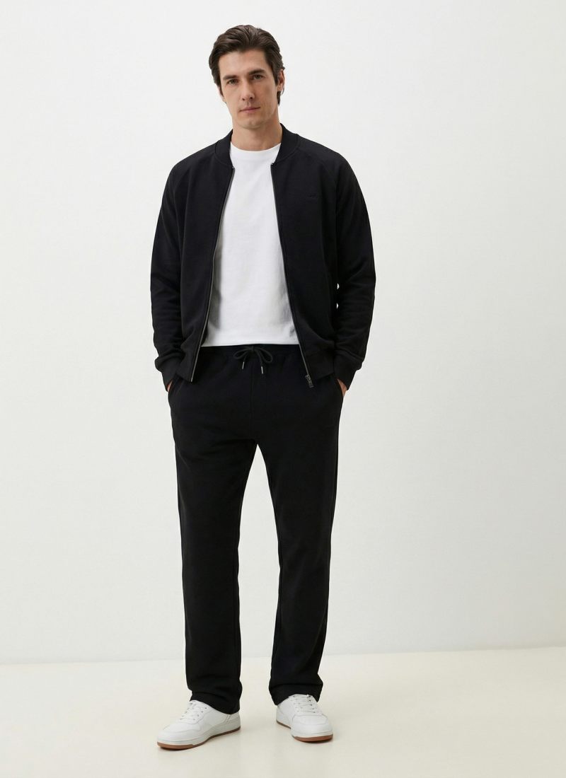 Джемпер на молнии Classic SOBOI, M5CL31-BLK, цвет черный