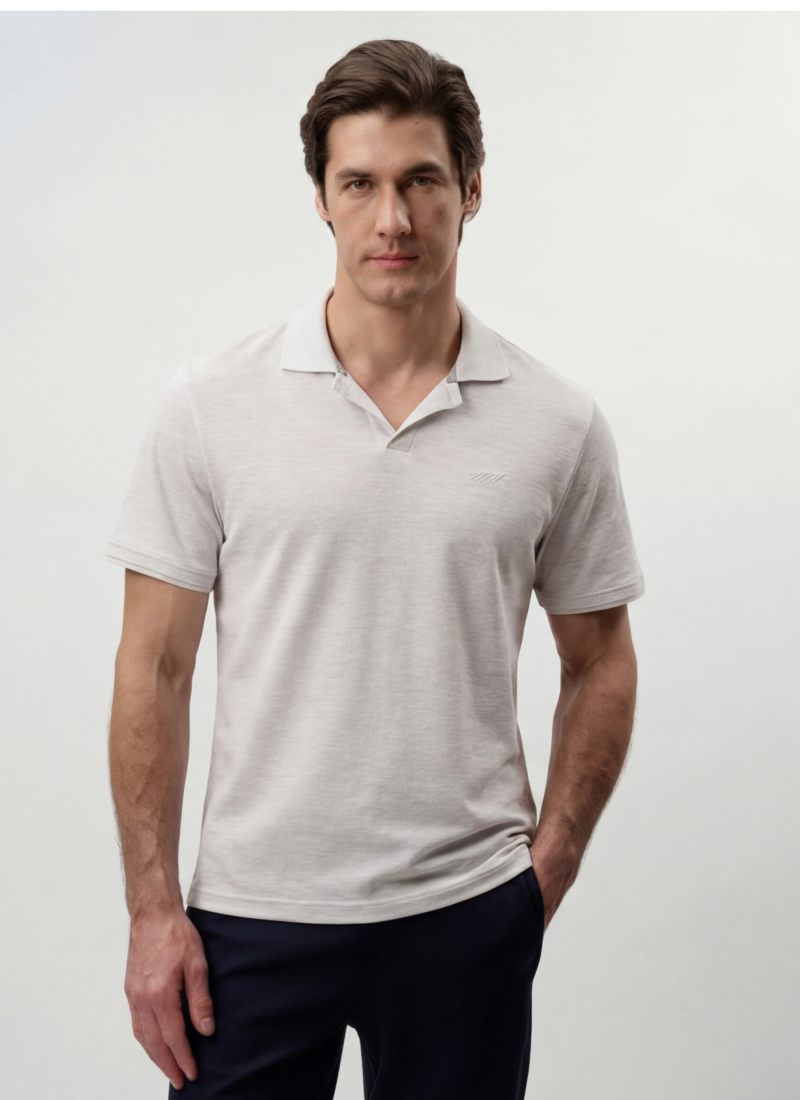 Поло SOBOI, M5CLP412-GRY/MLG, цвет серый меланж