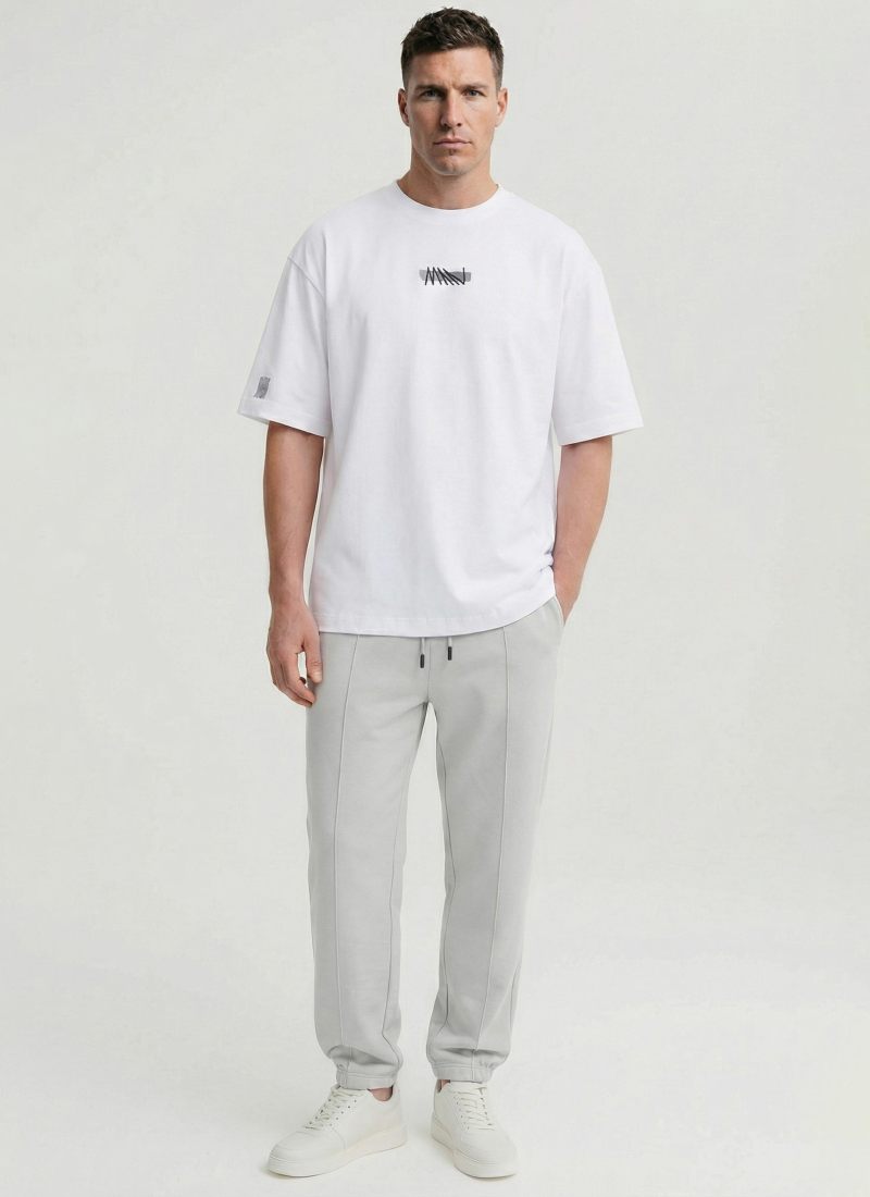 Футболка Oversize Oops SOBOI, M4OPS43-WHT, цвет белый