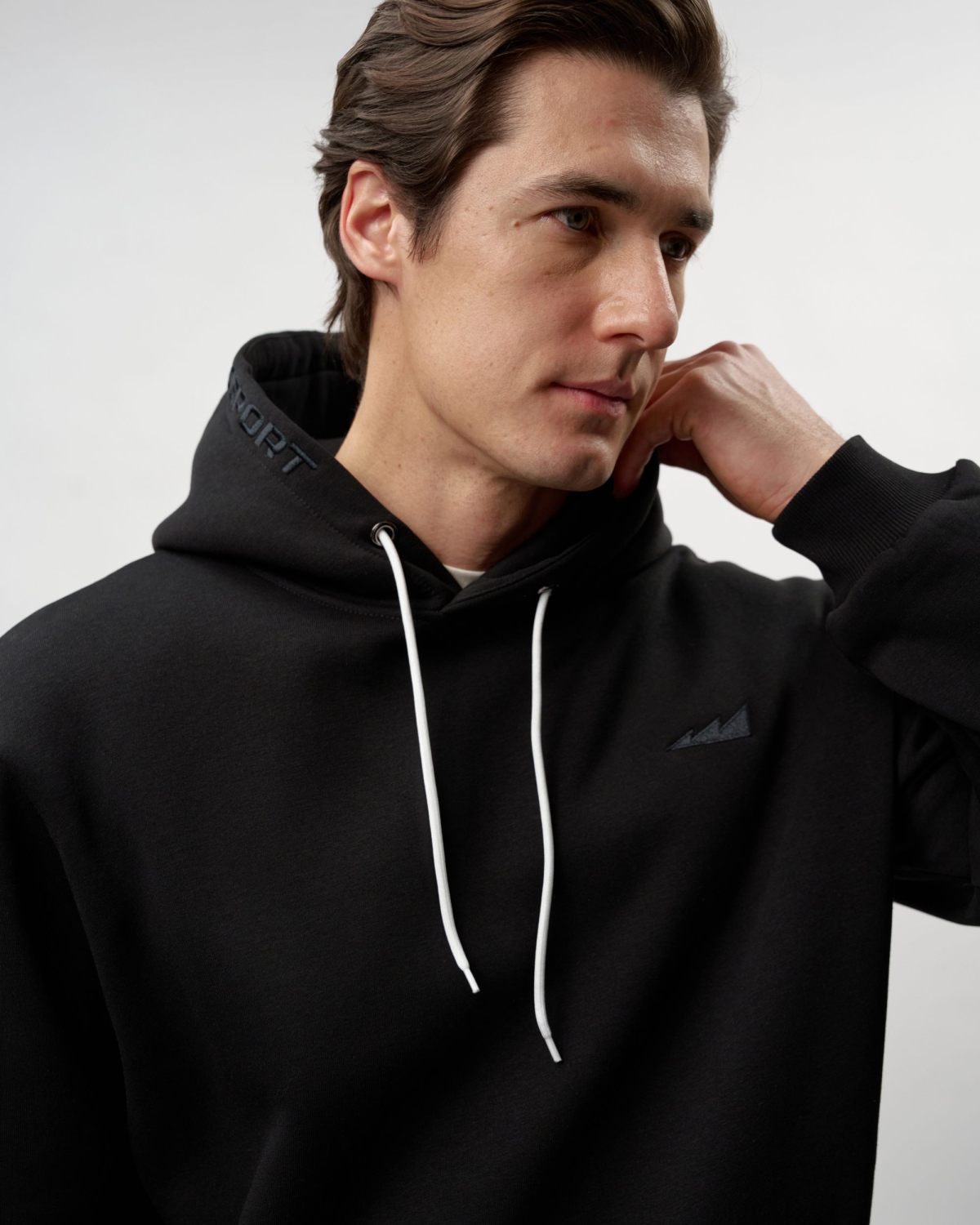 Утепленное худи Classic Nikasport, CL29-M11-BLK, цвет черный