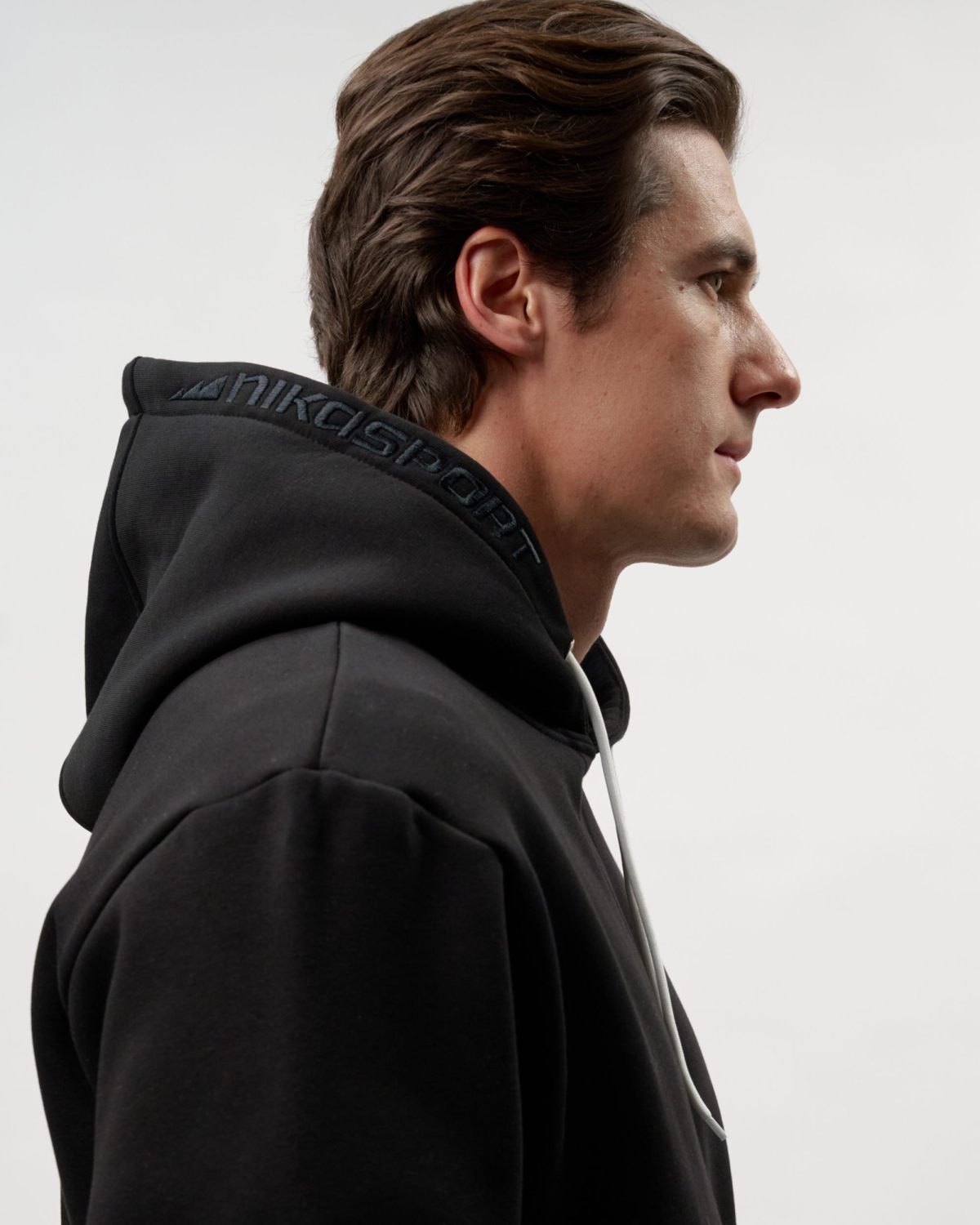 Утепленное худи Classic Nikasport, CL29-M11-BLK, цвет черный