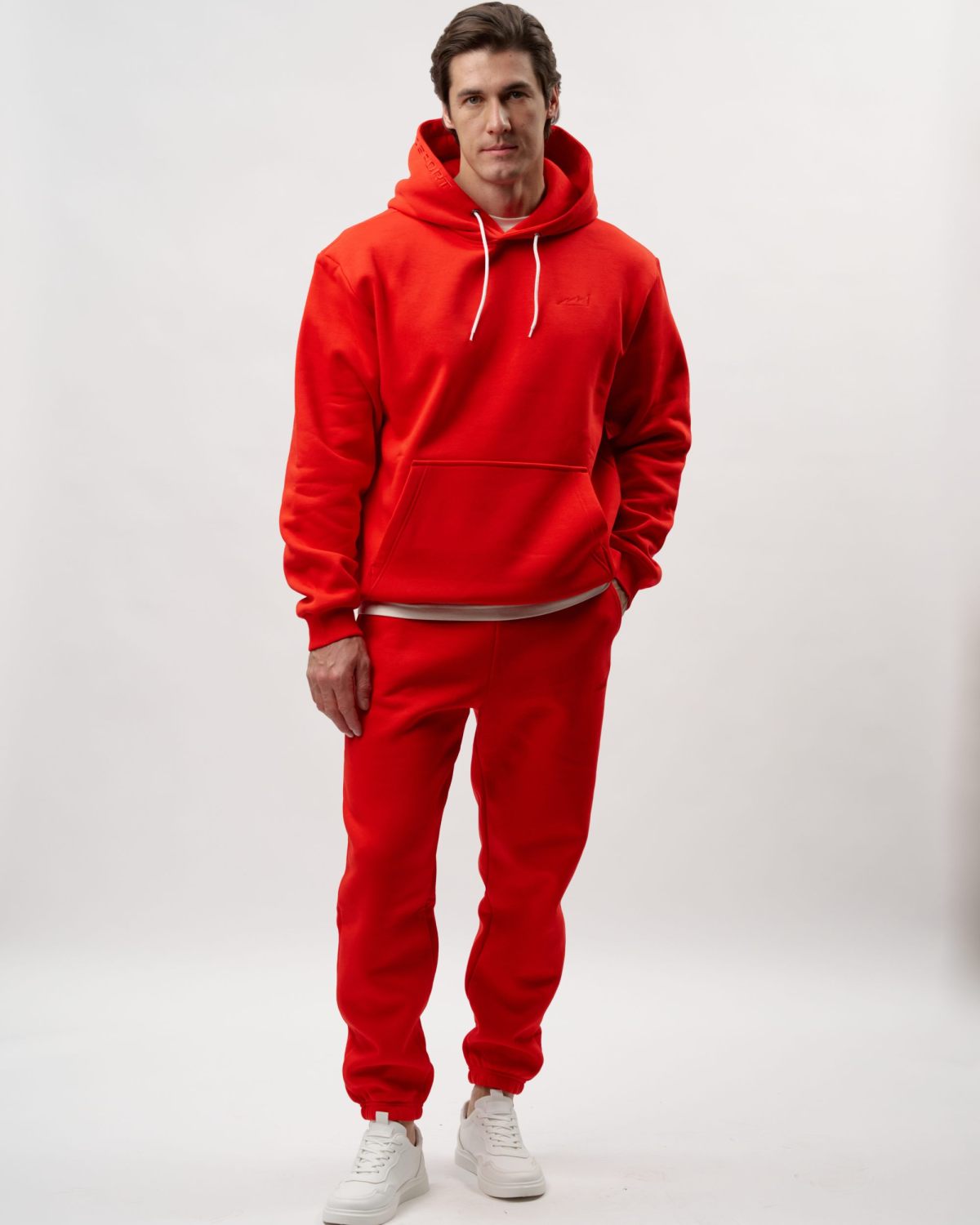 Утепленные брюки джоггеры Classic Nikasport, CL54-M11-RED, цвет красный