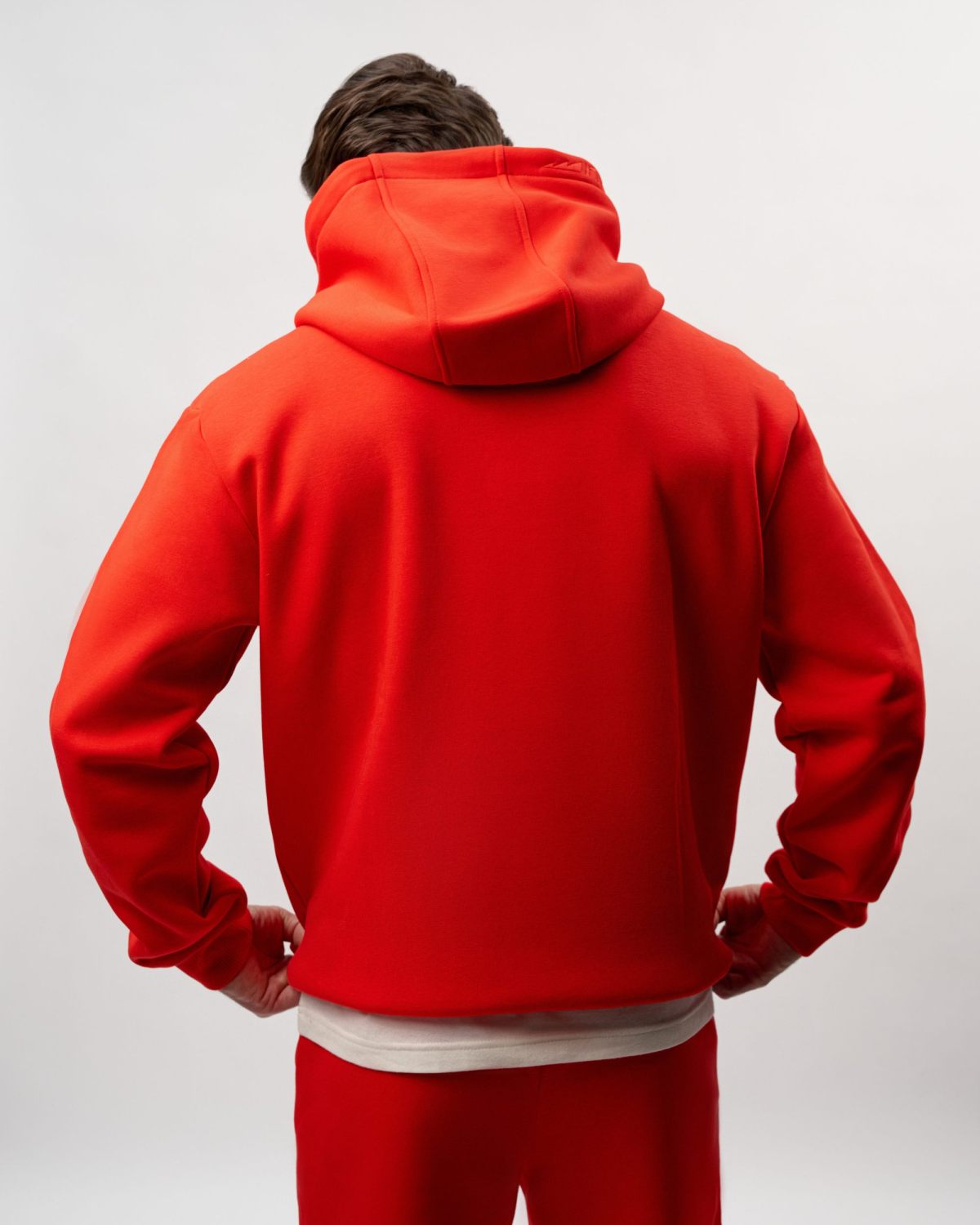 Утепленное худи SOBOI, CL29-M11-RED, цвет красный