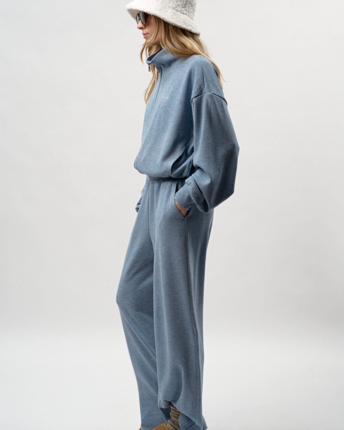 Брюки широкие Softwear SOBOI, SBW4SW84W-25LGT/BLU67, цвет голубой