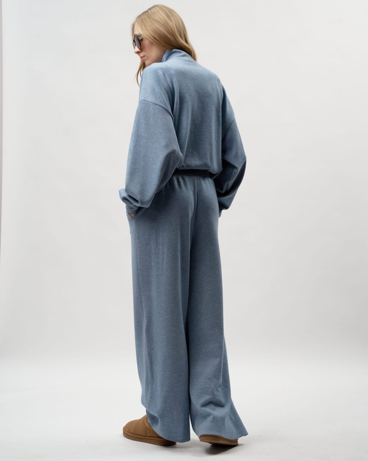 Брюки широкие Softwear SOBOI, SBW4SW84W-25LGT/BLU67, цвет голубой