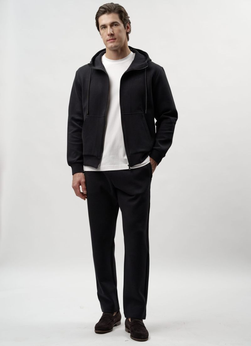 Худи на молнии Pure Nikasport, M5CLP34-BLK, цвет черный