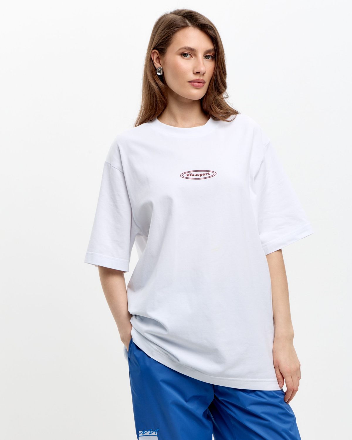 Футболка Oversize X-ray SOBOI, U2XR43-WHT, цвет белый
