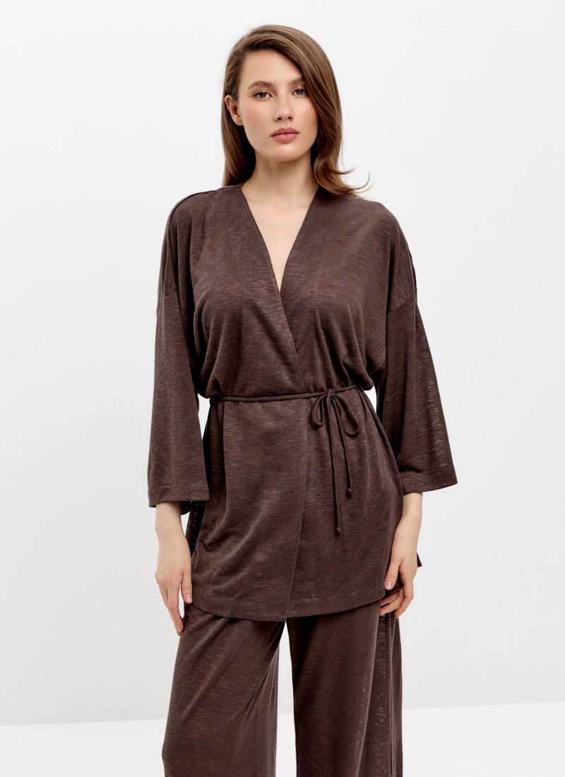 Кимоно Home SOBOI, SBW9HM56W-25CHO66, цвет шоколадный