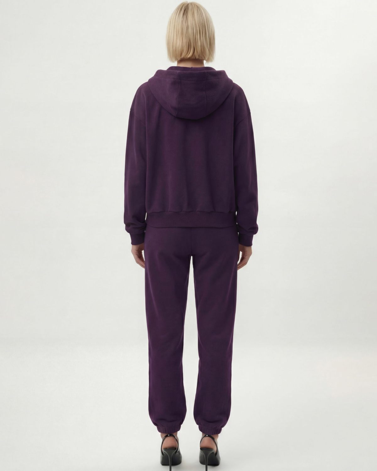 Брюки джоггеры Classic SOBOI, W5CL83-PLU, цвет сливовый