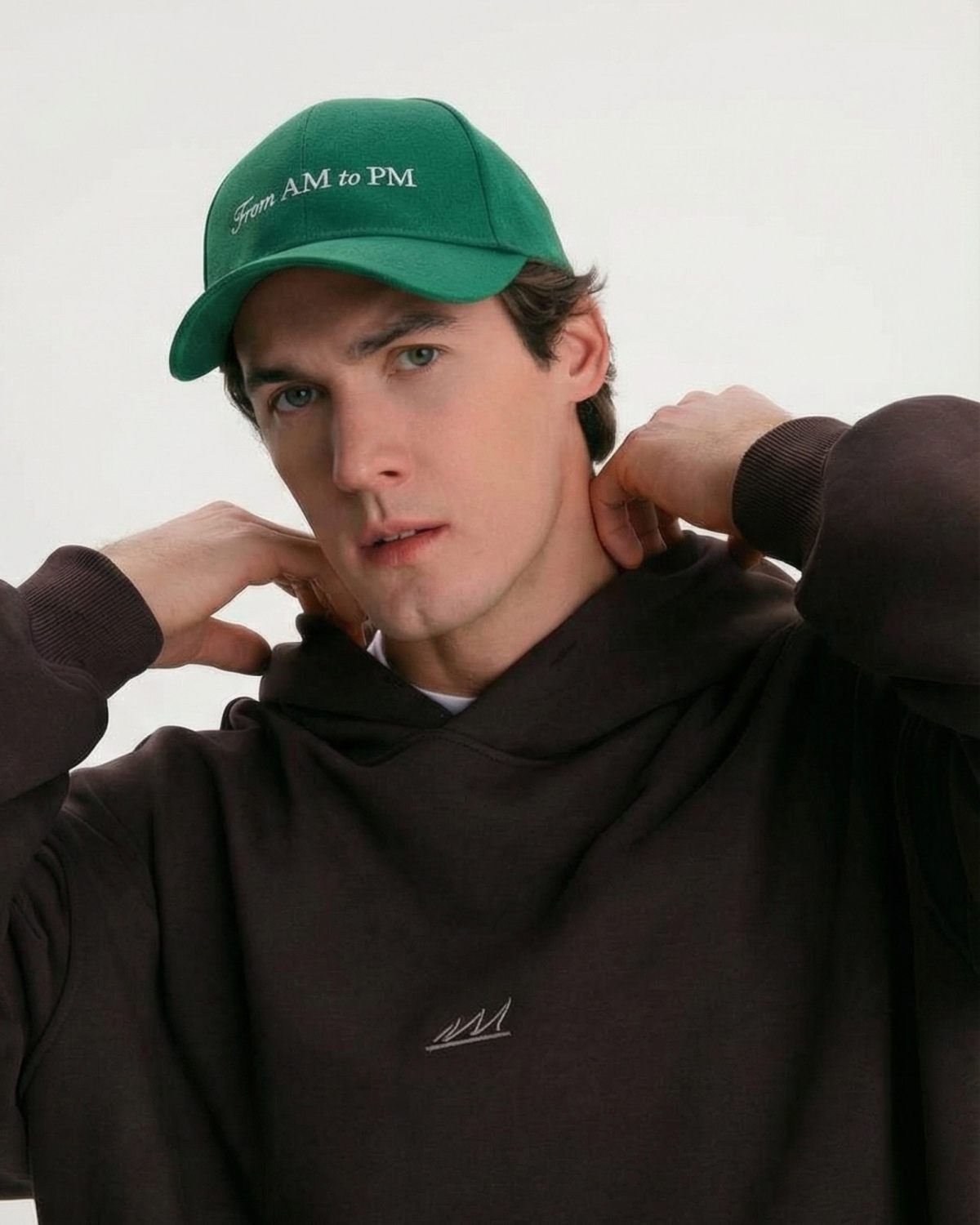 Кепка SOBOI, U5CLP1311-DRK/GRN, цвет тёмно-зеленый