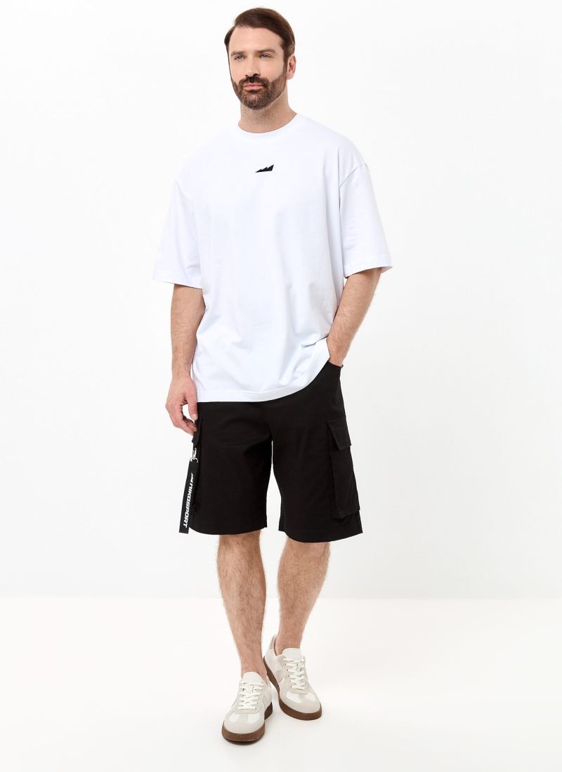Футболка Oversize Classic SOBOI, M5CL47-WHT, цвет белый