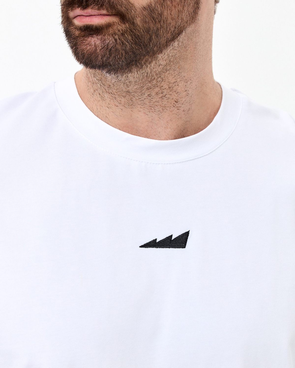 Футболка Oversize Classic SOBOI, M5CL47-WHT, цвет белый