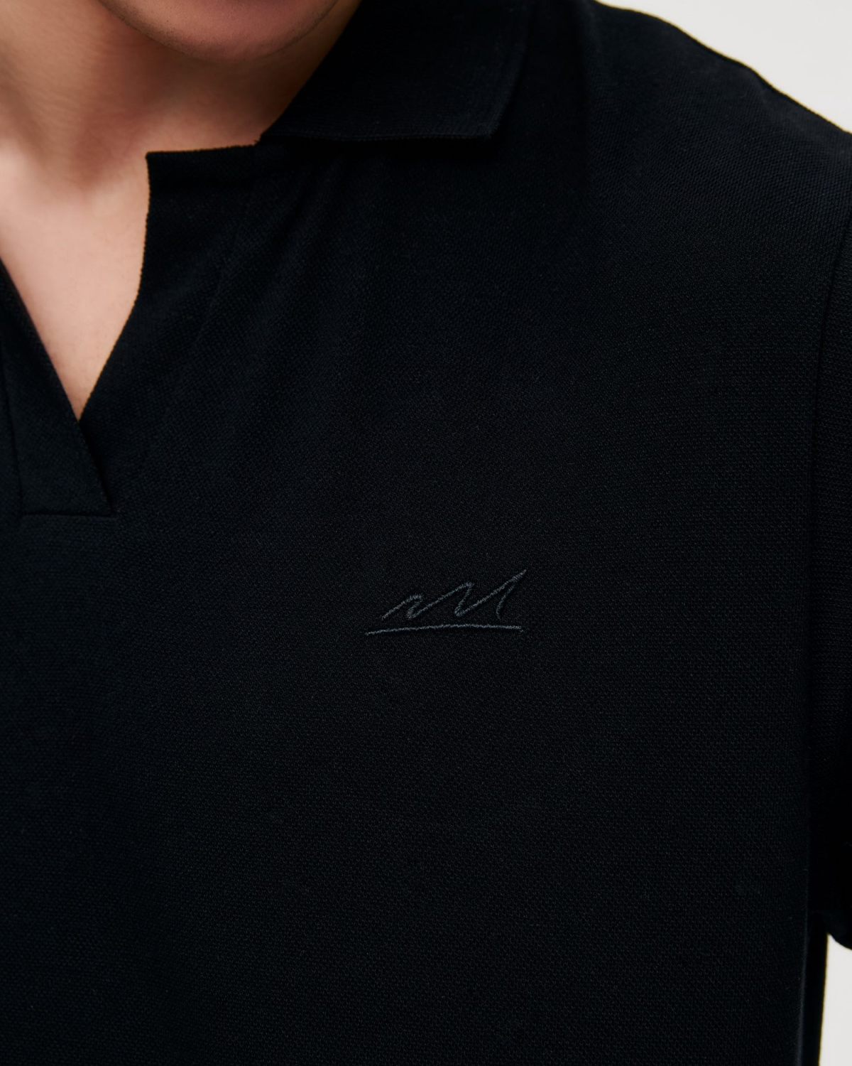 Поло SOBOI, M5CLP412-BLK, цвет черный