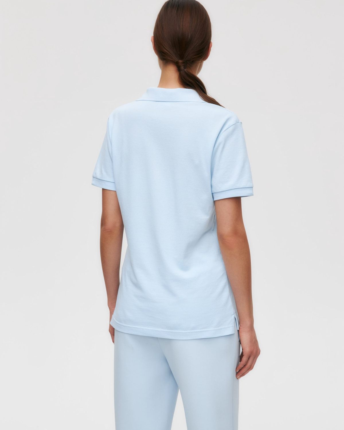 Поло Regular Pure SOBOI, W5CLP412-LGT/BLU, цвет голубой