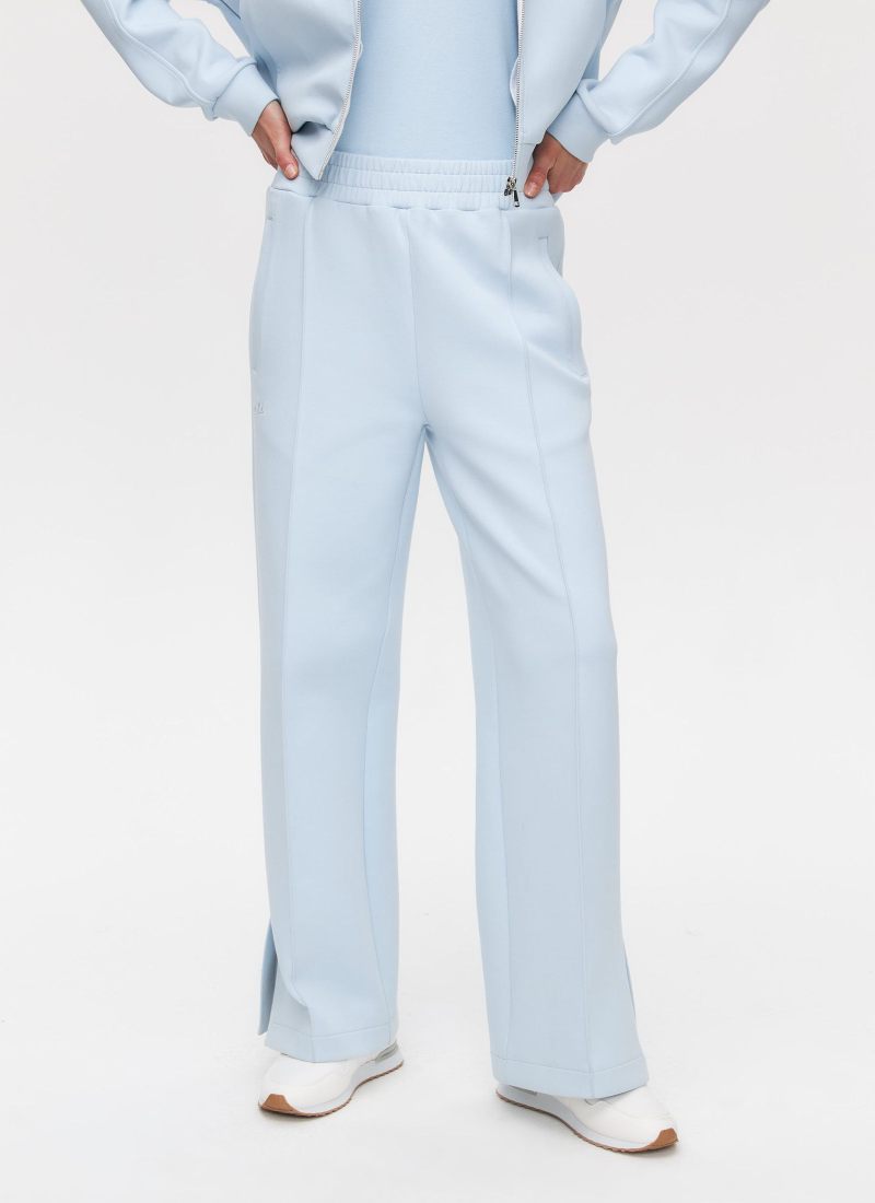 Брюки широкие со стрелками Pure SOBOI, W5CLP84-LGT/BLU, цвет голубой