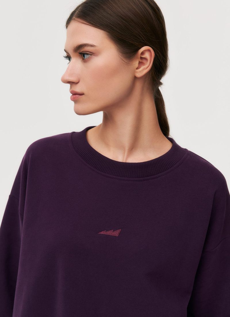 Свитшот Classic Nikasport, W5CL33-PLM, цвет сливовый