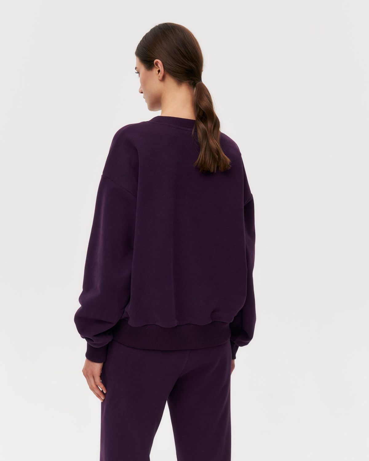 Свитшот Classic Nikasport, W5CL33-PLM, цвет сливовый