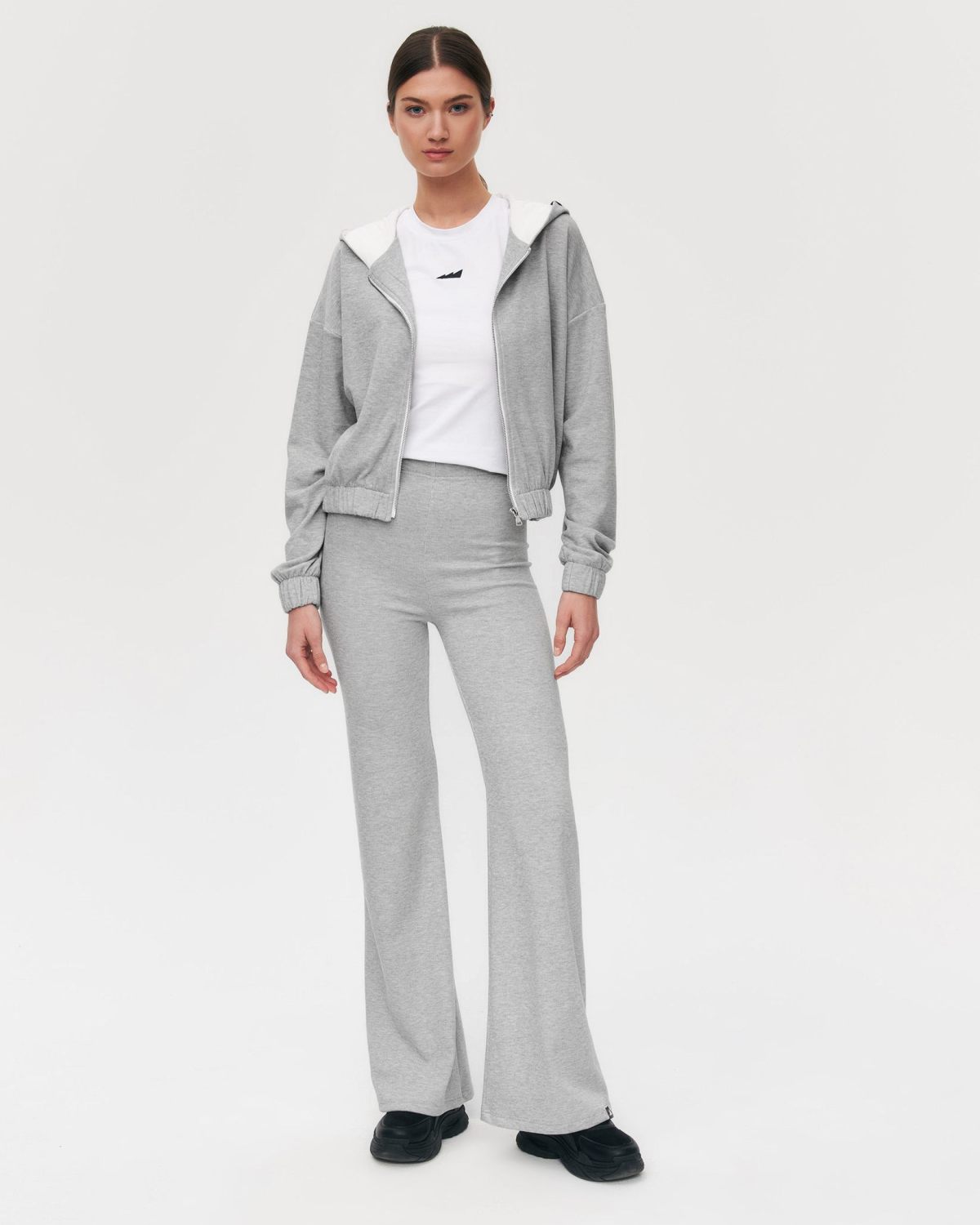 Брюки клеш Softwear SOBOI, W5HOM84-MLG, цвет темно-серый