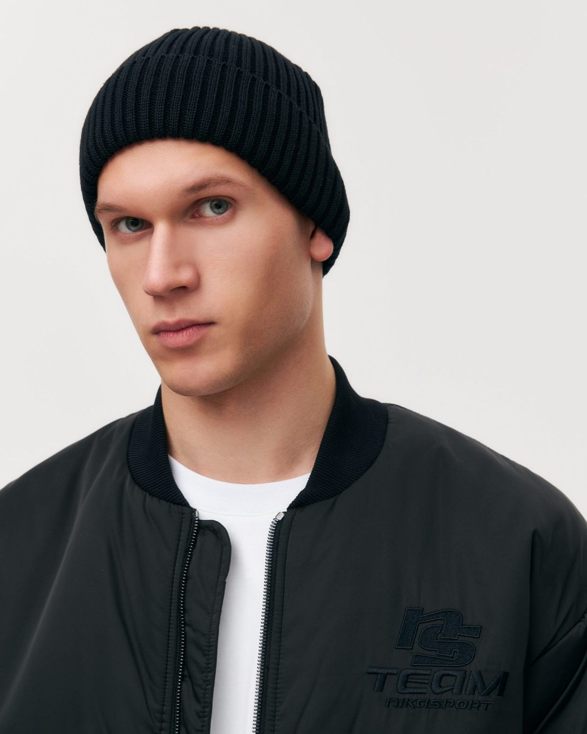 Шапка стандартная Nikasport, M5CL132-BLK, цвет черный