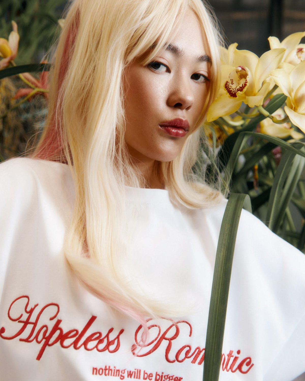 Футболка Oversize Valentine SOBOI, U2VD47-WHT, цвет белый