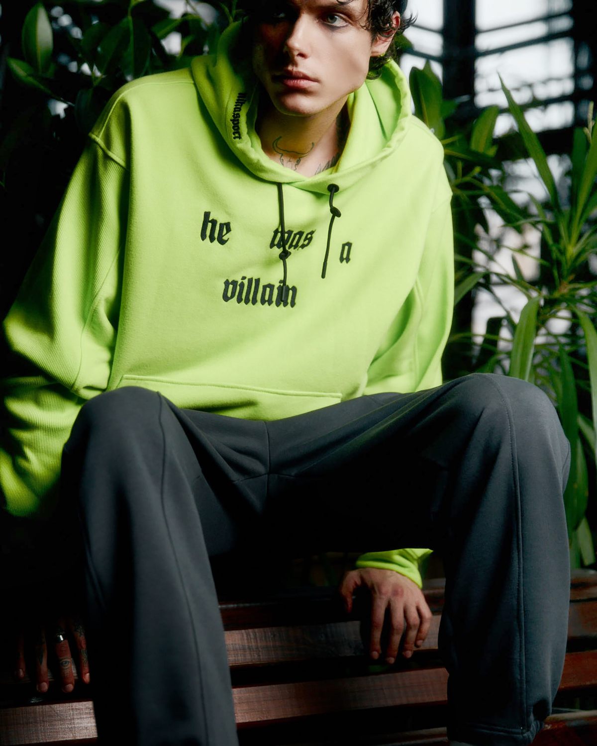 Худи Villains Academy SOBOI, M3VA36-LIM, цвет лайм