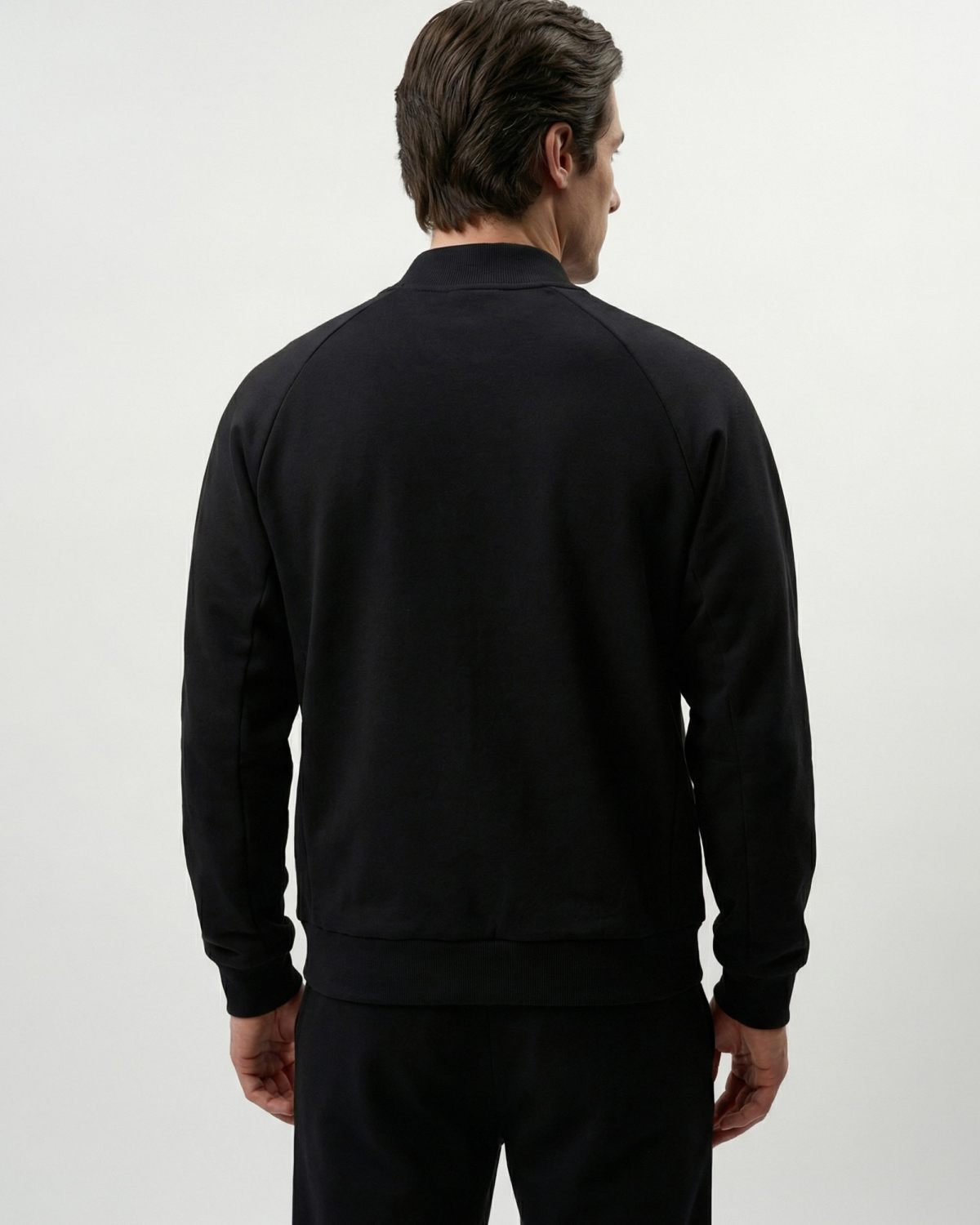 Джемпер на молнии Classic SOBOI, M5CL31-BLK, цвет черный