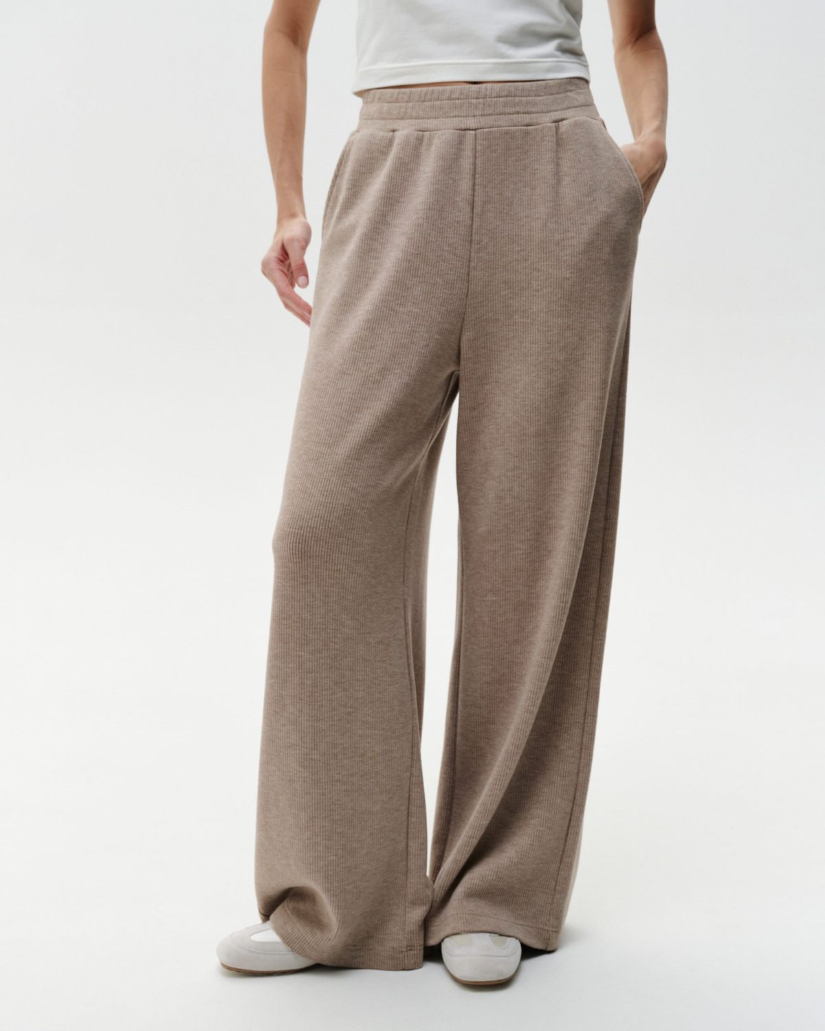 Брюки широкие Softwear SOBOI, 2W4SW84E1-25BGE/MLG67, цвет бежевый