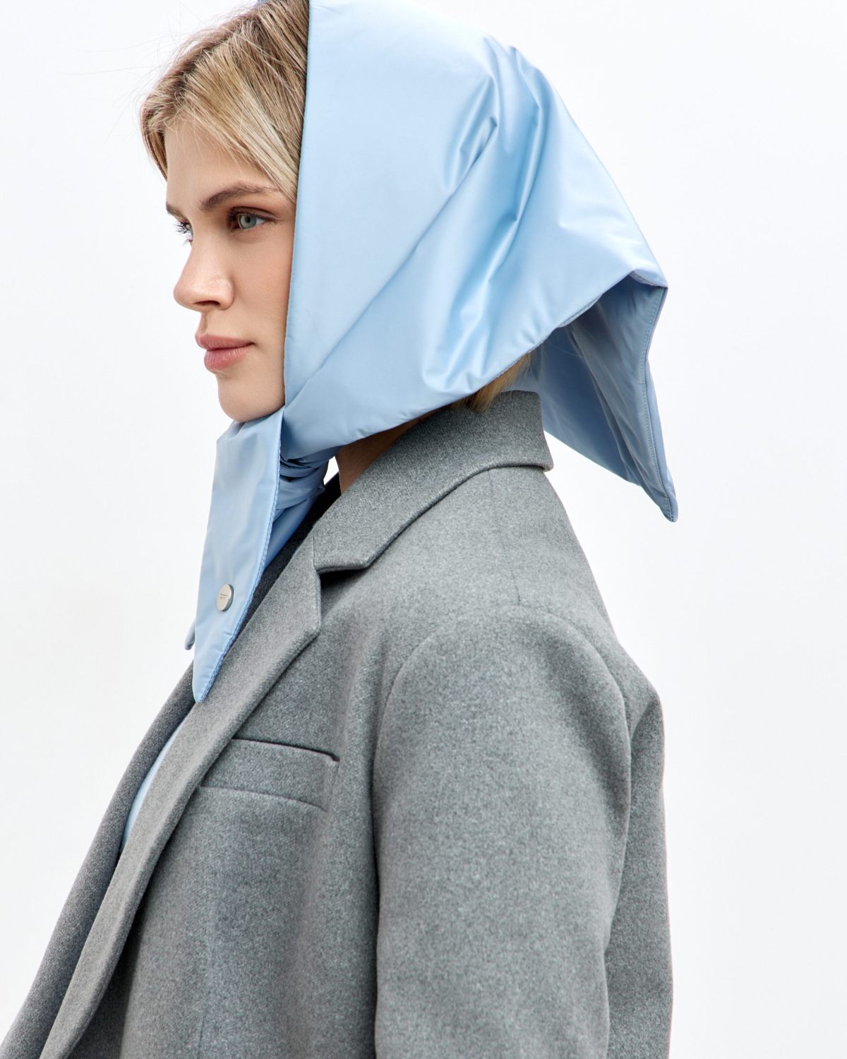 Косынка утепленная Pure Nikasport, 1W8PR143W-47LGT/BLU40, цвет голубой