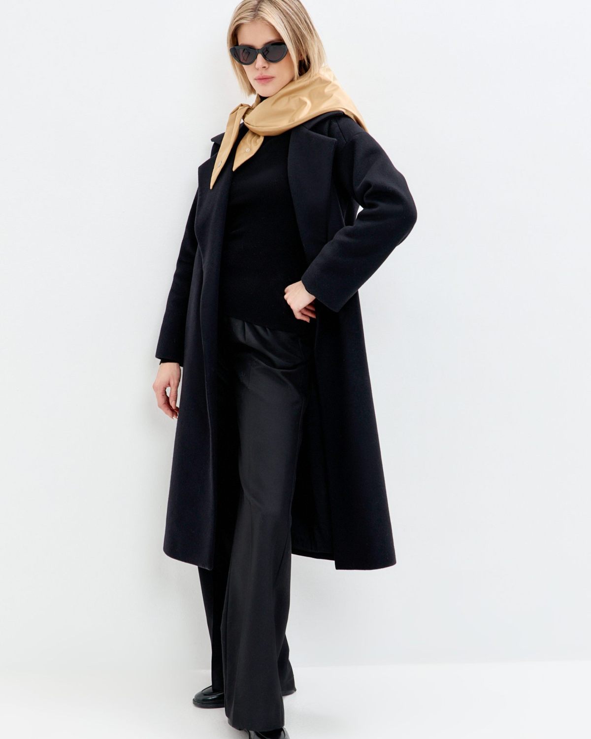 Косынка утепленная Pure Nikasport, 1W8PR143W-47CML40, цвет кэмел