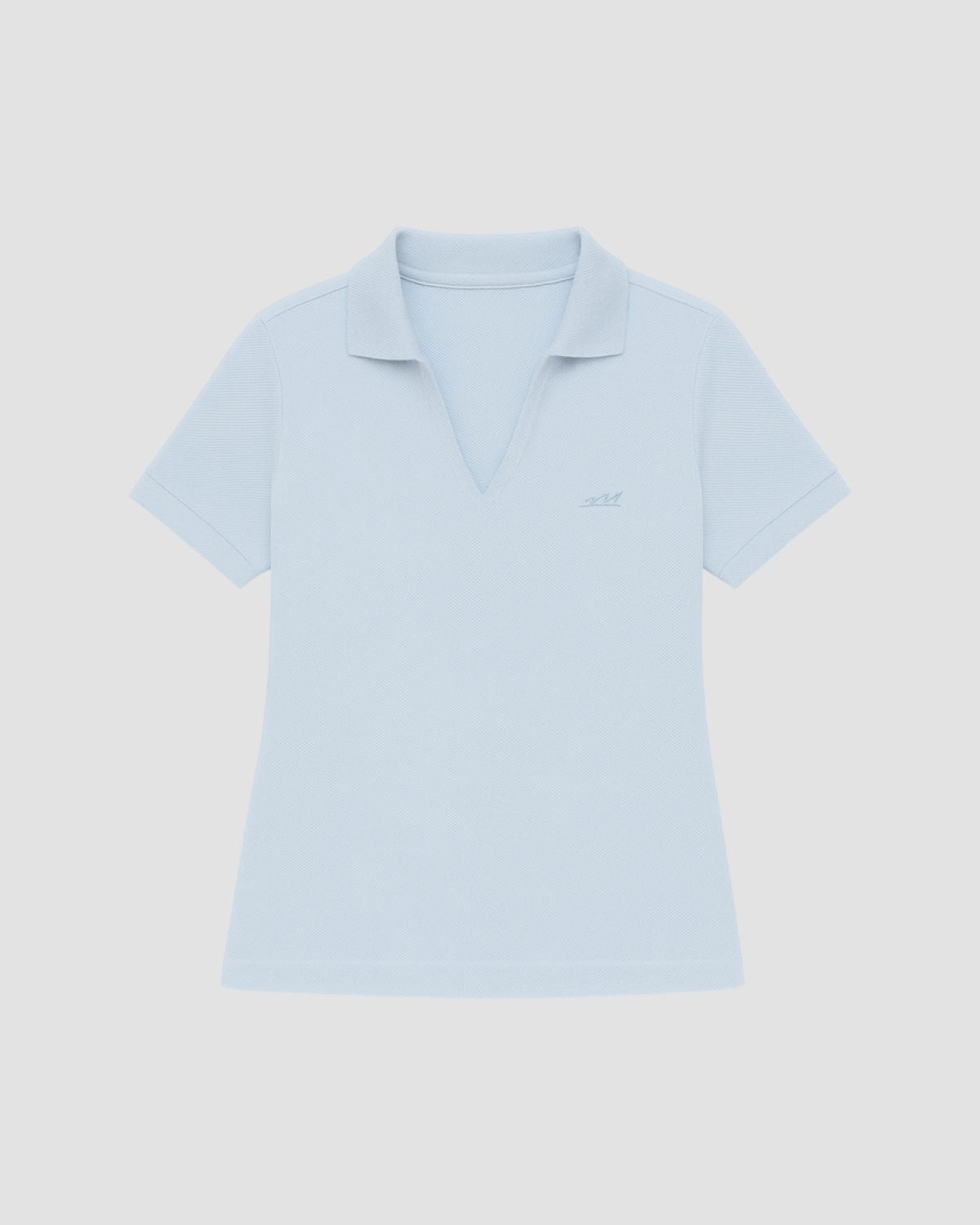 Поло Regular Pure Nikasport, W5CLP412-LGT/BLU, цвет голубой