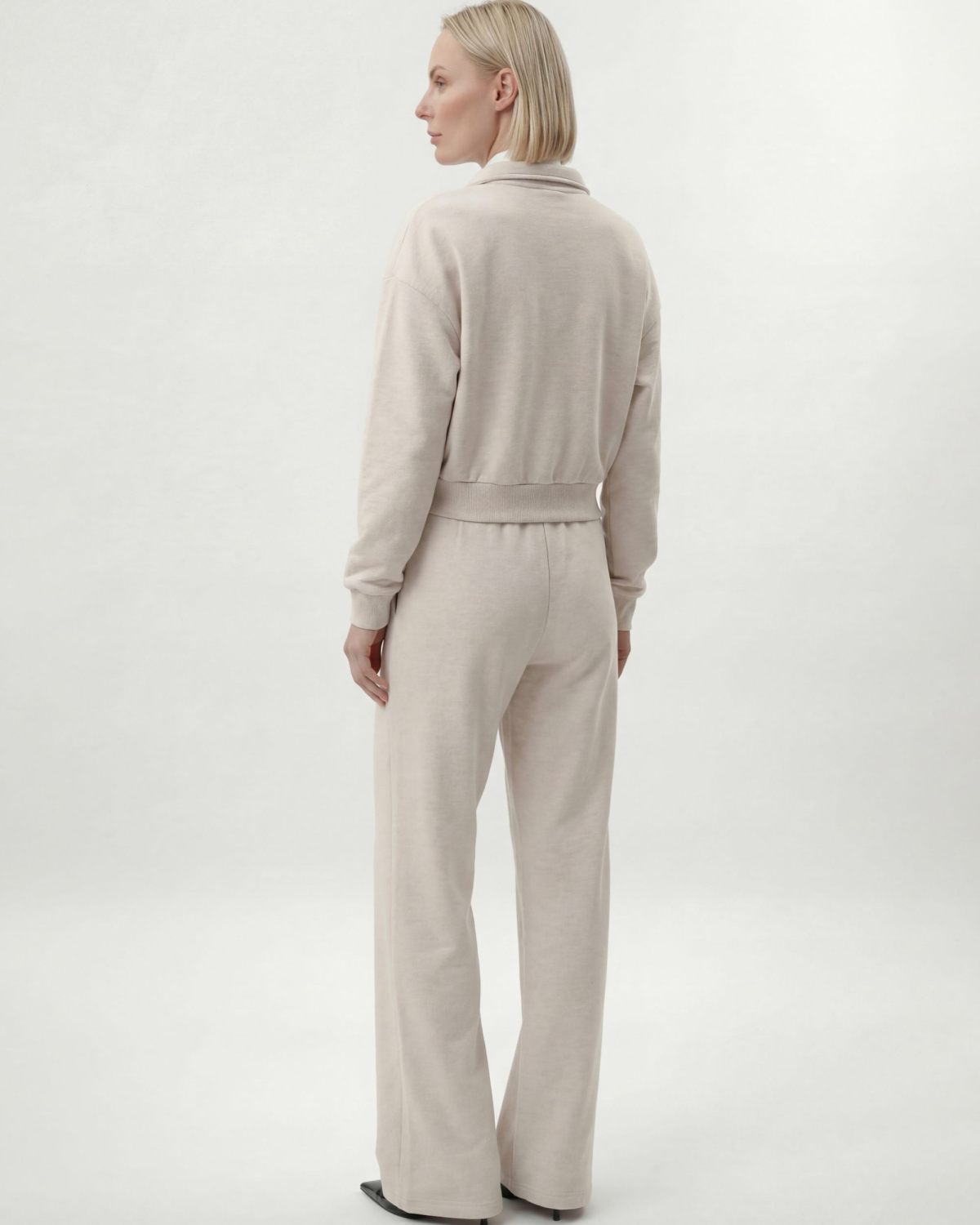 Брюки широкие Classic SOBOI, W5CL84-BGE/MLG, цвет бежевый