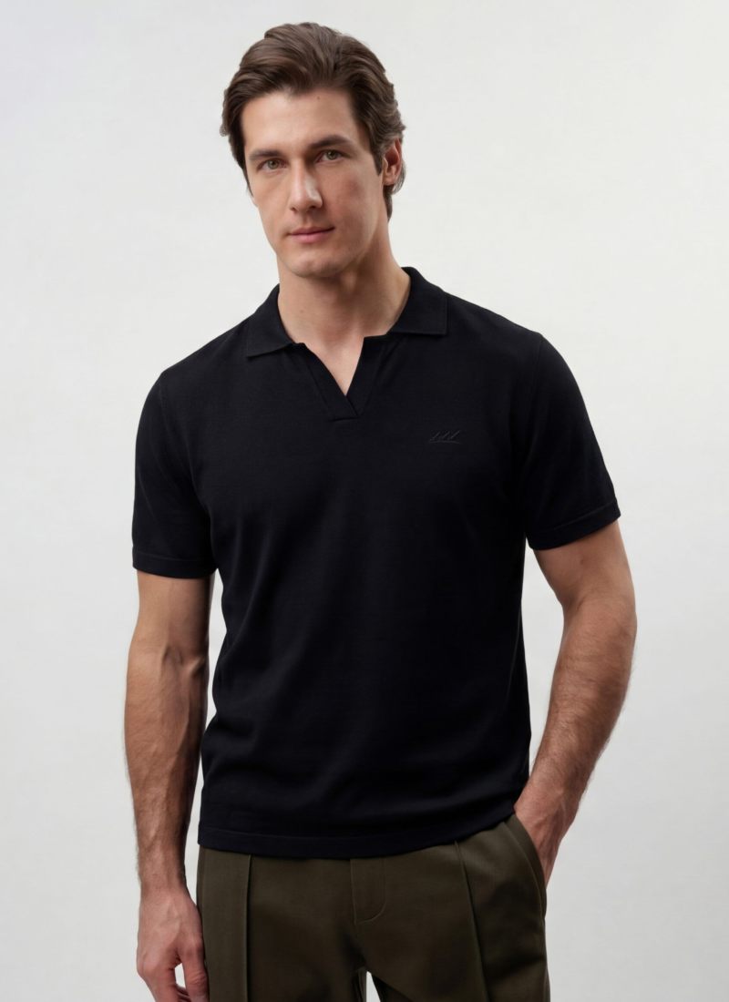 Поло SOBOI, M5CLP412-BLK, цвет черный