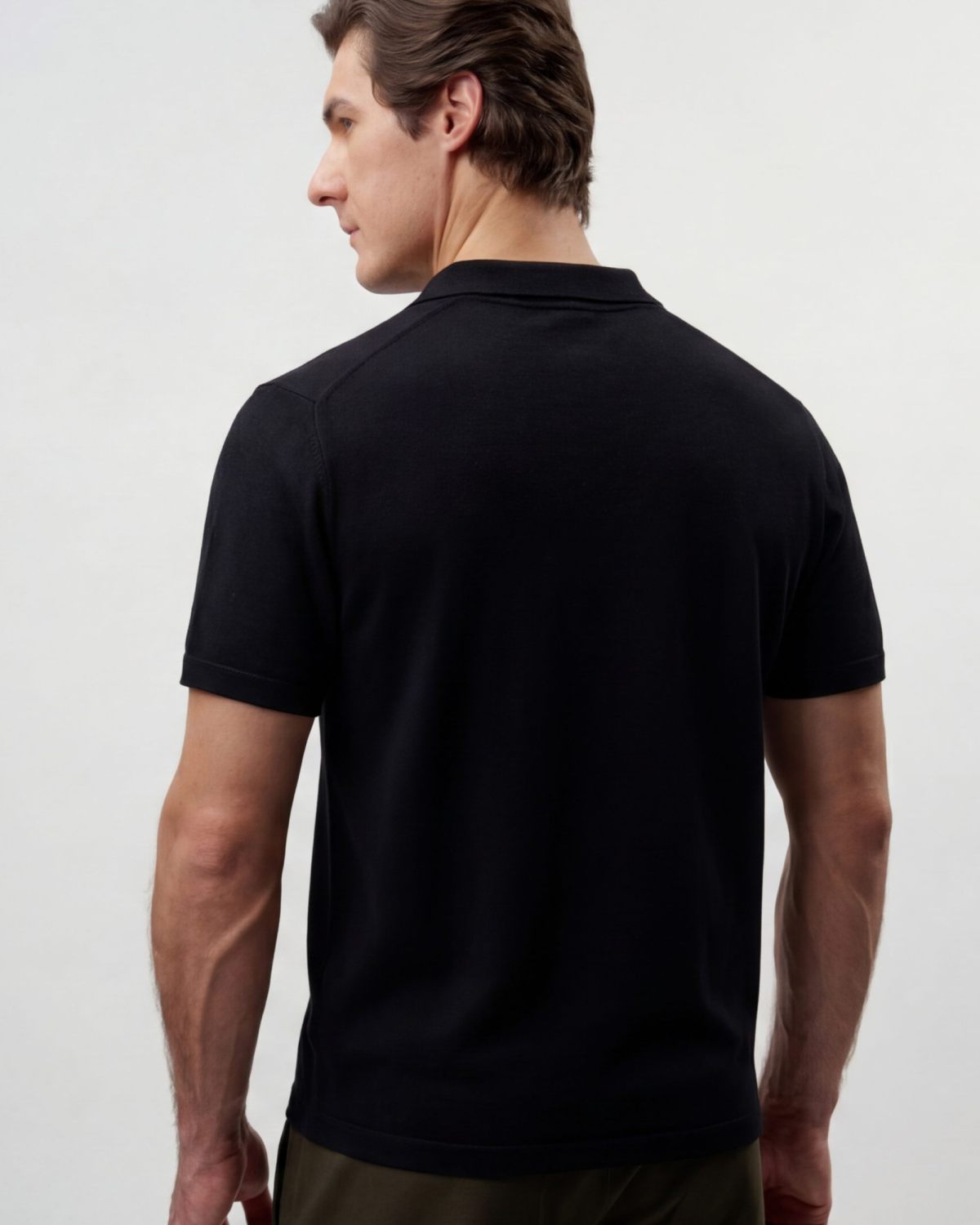 Поло SOBOI, M5CLP412-BLK, цвет черный