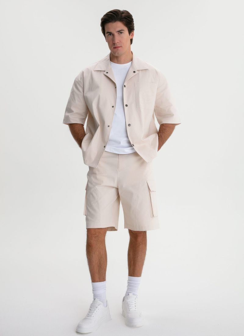 Шорты карго джинсовые Gardenika Nikasport, M3GN94-ECR, цвет экрю