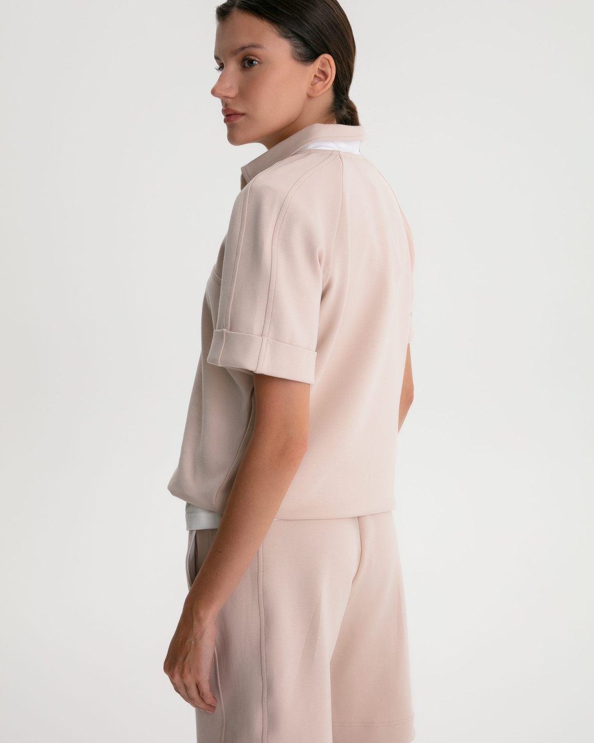 Джемпер с коротким рукавом Pure Nikasport, W4PR32-BGE, цвет бежевый