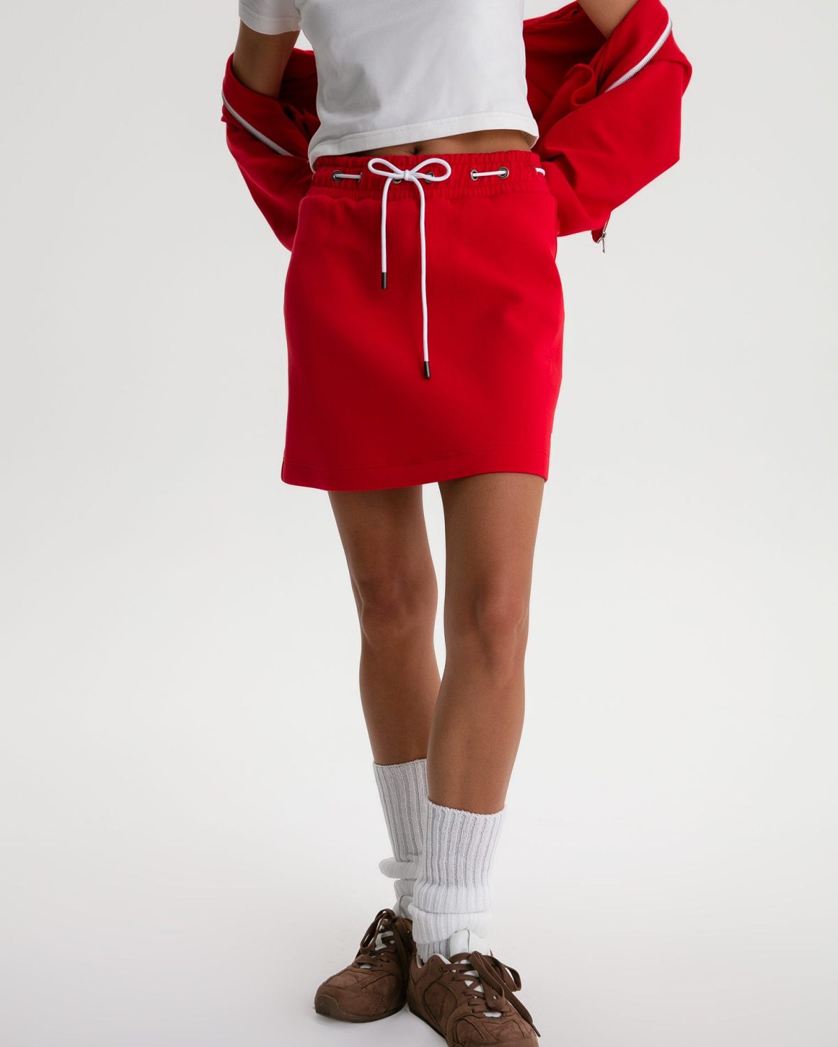 Укороченная юбка Pure Nikasport, W4PR121-RED, цвет красный